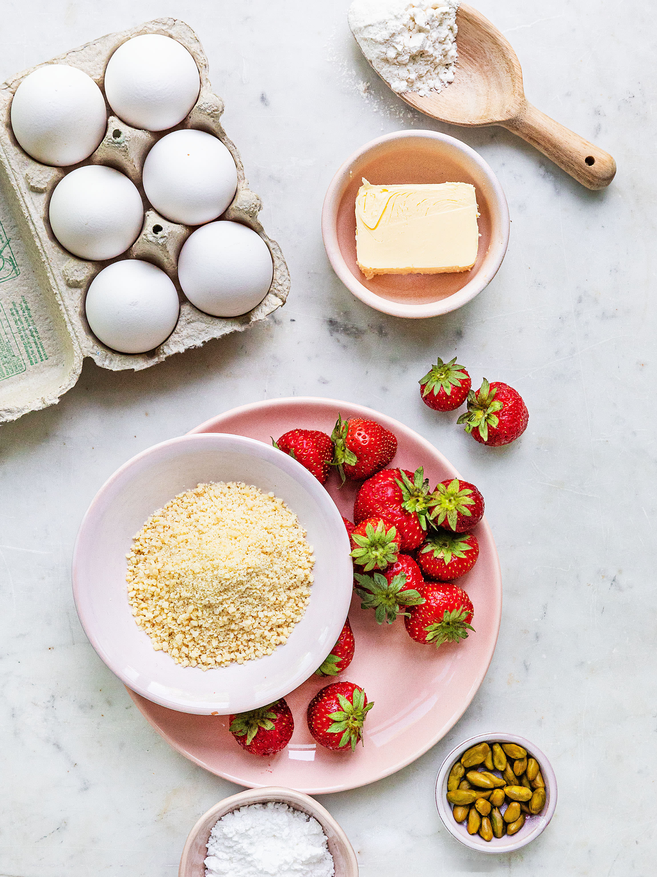 Erdbeertarte mit Frangipani und Pistazien Rezept 7