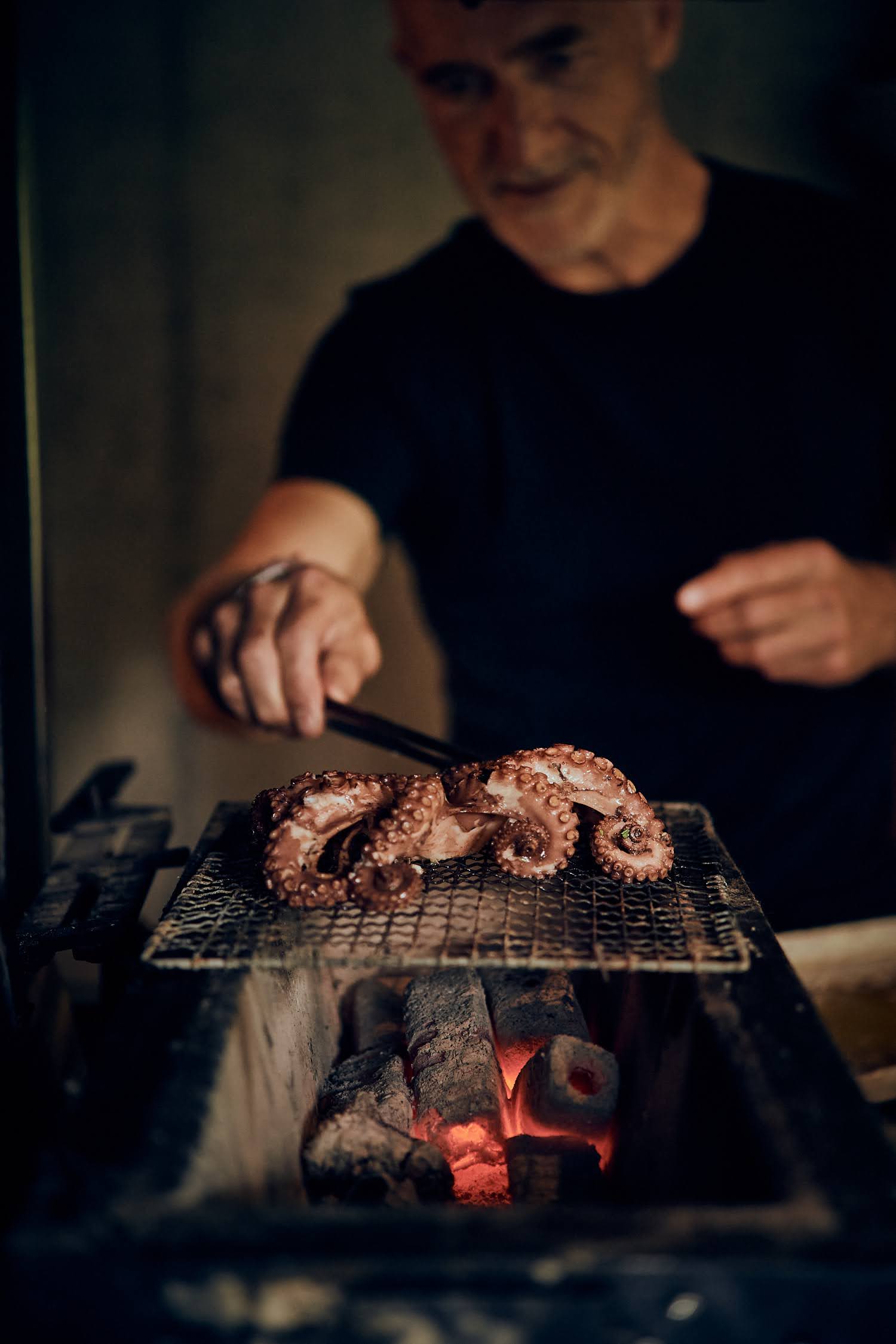 Grillierter Oktopus mit Radicchio Rezept