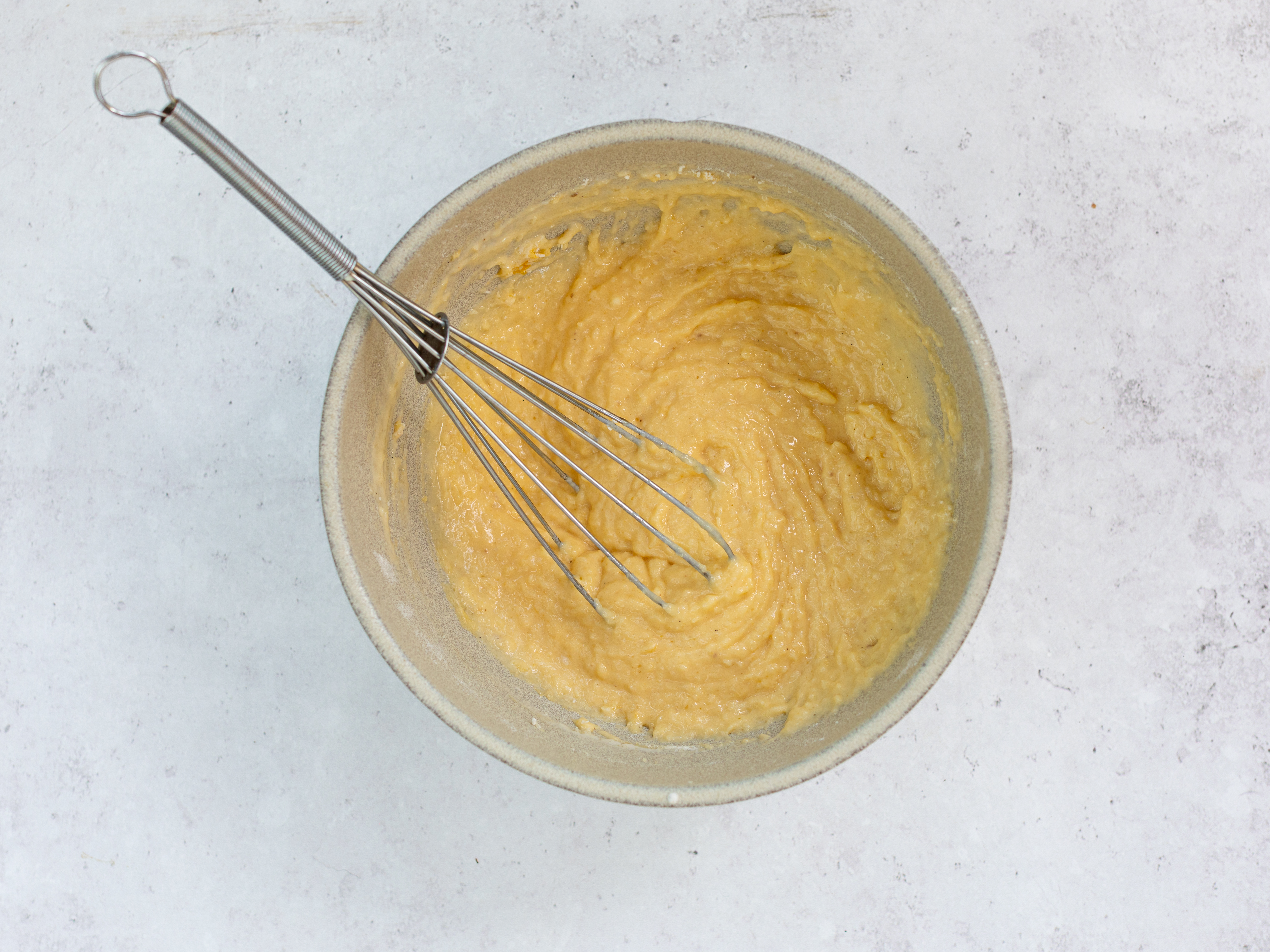 Schritt 3: Teig für Kokos-Limetten-Waffeln vorbereiten 