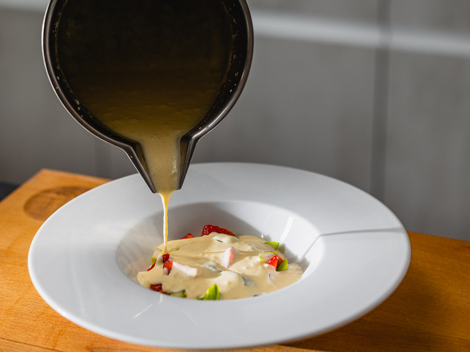 Schritt 2: Fertigstellung von Erdbeer-Spargel-Gratin 