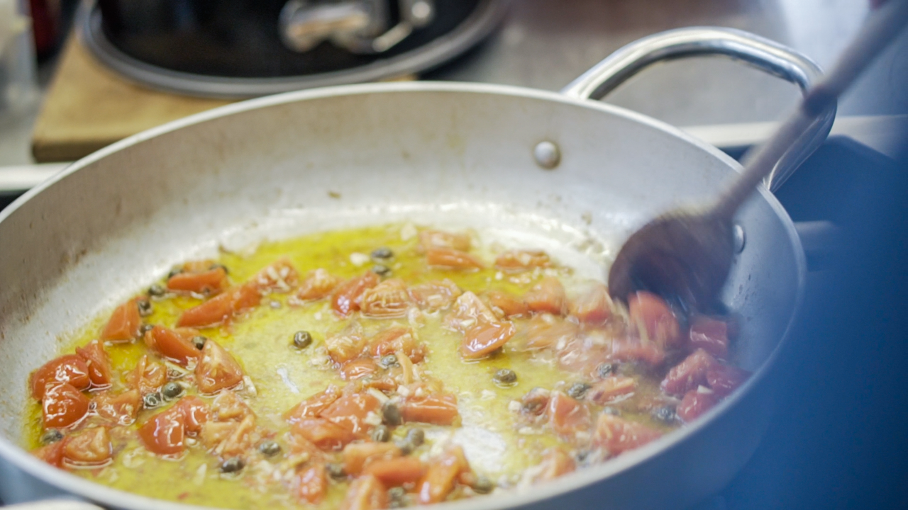 Schritt 1: Vorbereitung der Zutaten für Pasta mit Barba di Frate 
