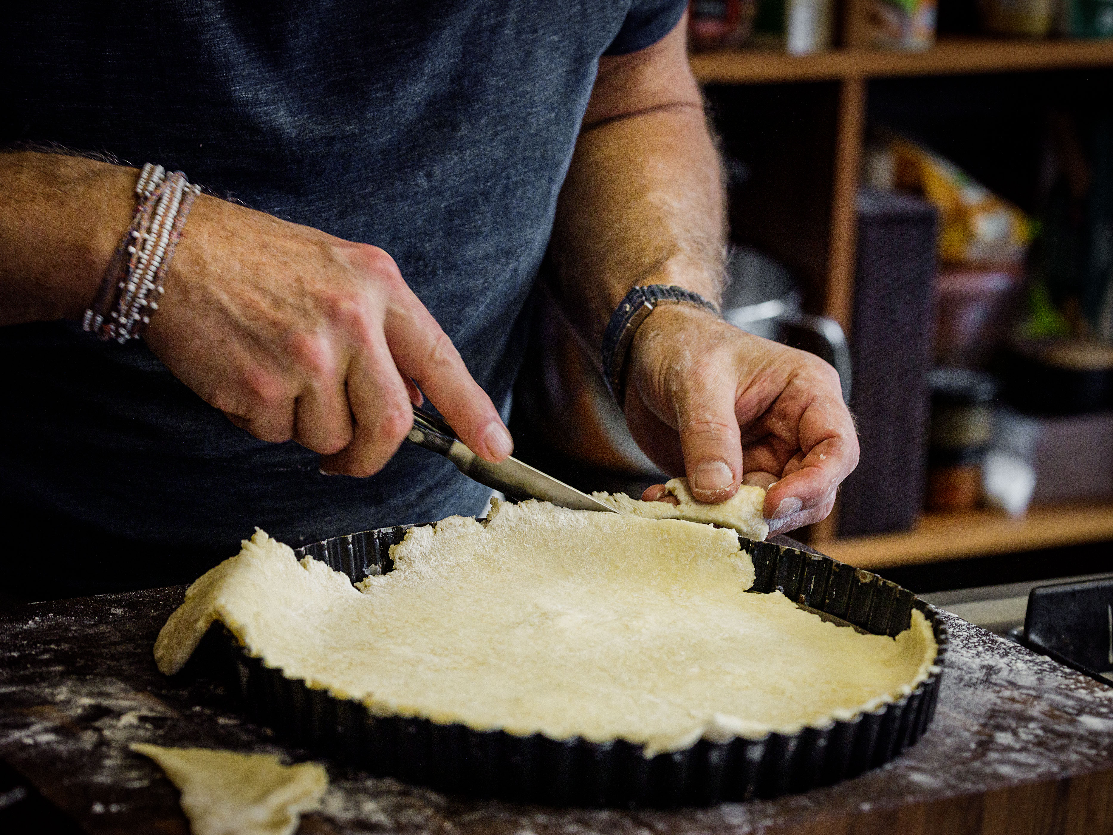 Schritt 1: Teig zubereiten und kühl stellen