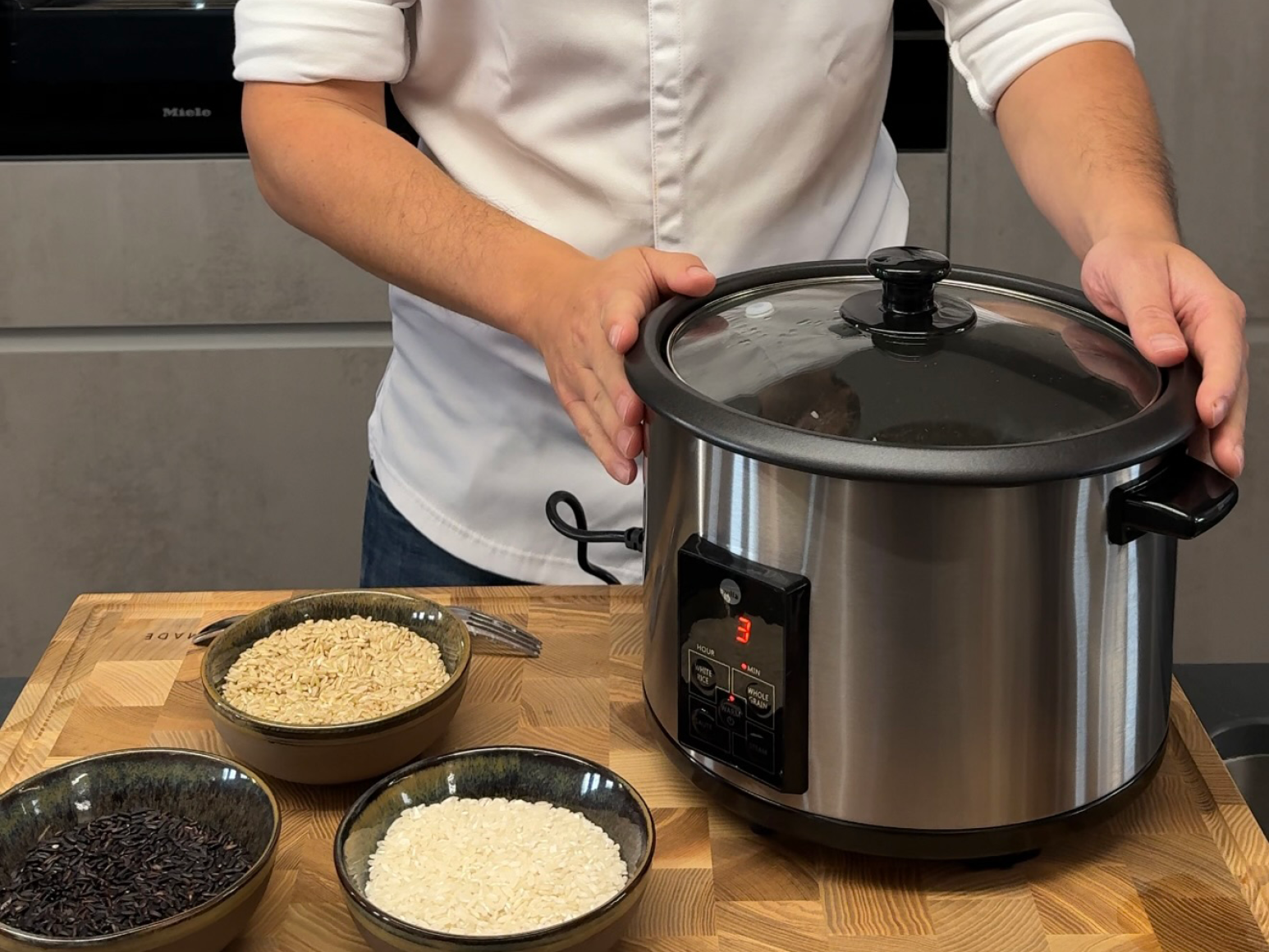 Step 2: Reis in Reiskocher - einfach & ohne anbrennen