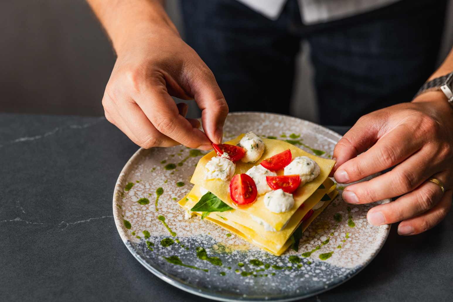 Schritt 3: Lasagne anrichten