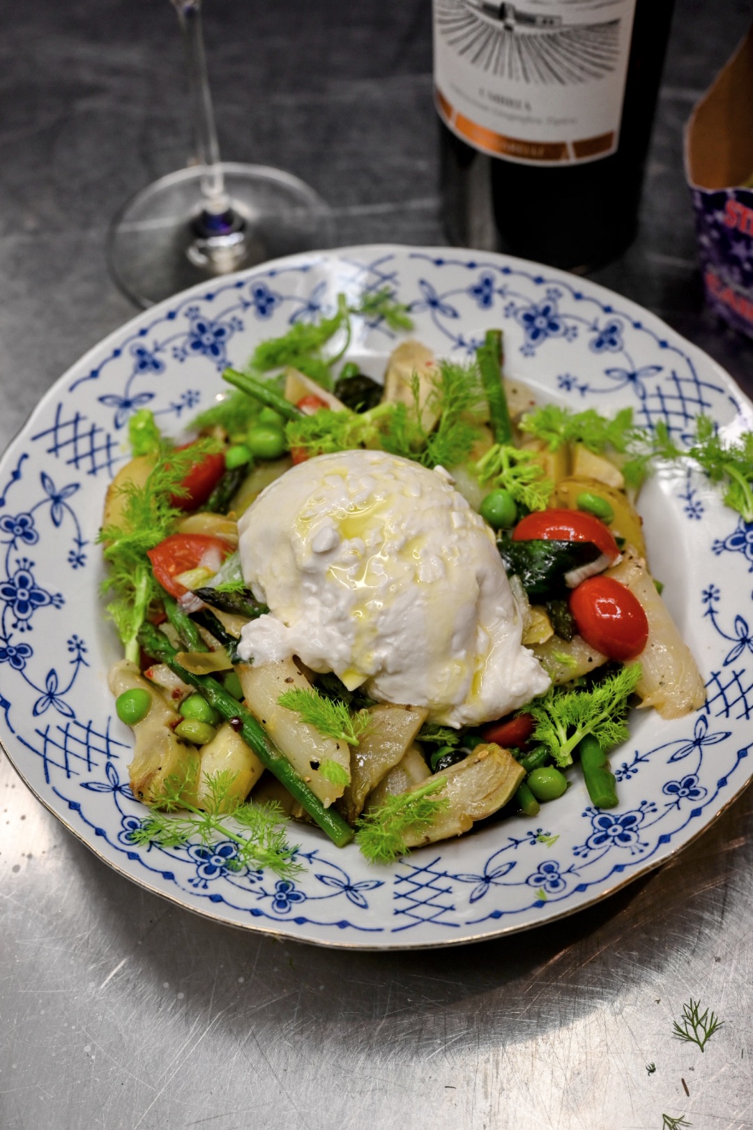 Frühlingssalat mit Artischocken, Spargel und Erbsen Rezept