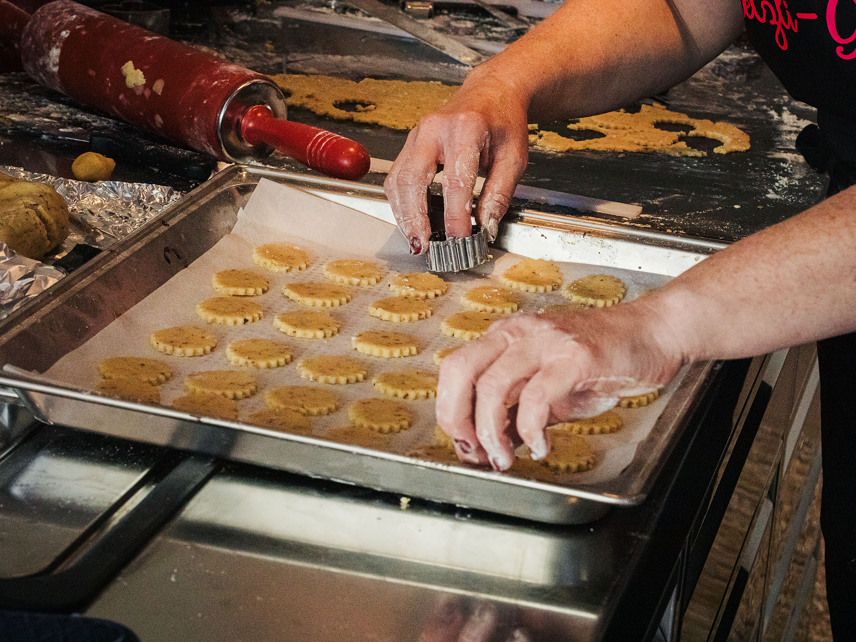 Schritt 1: Teig für Feine Spitzbuben zubereiten 
