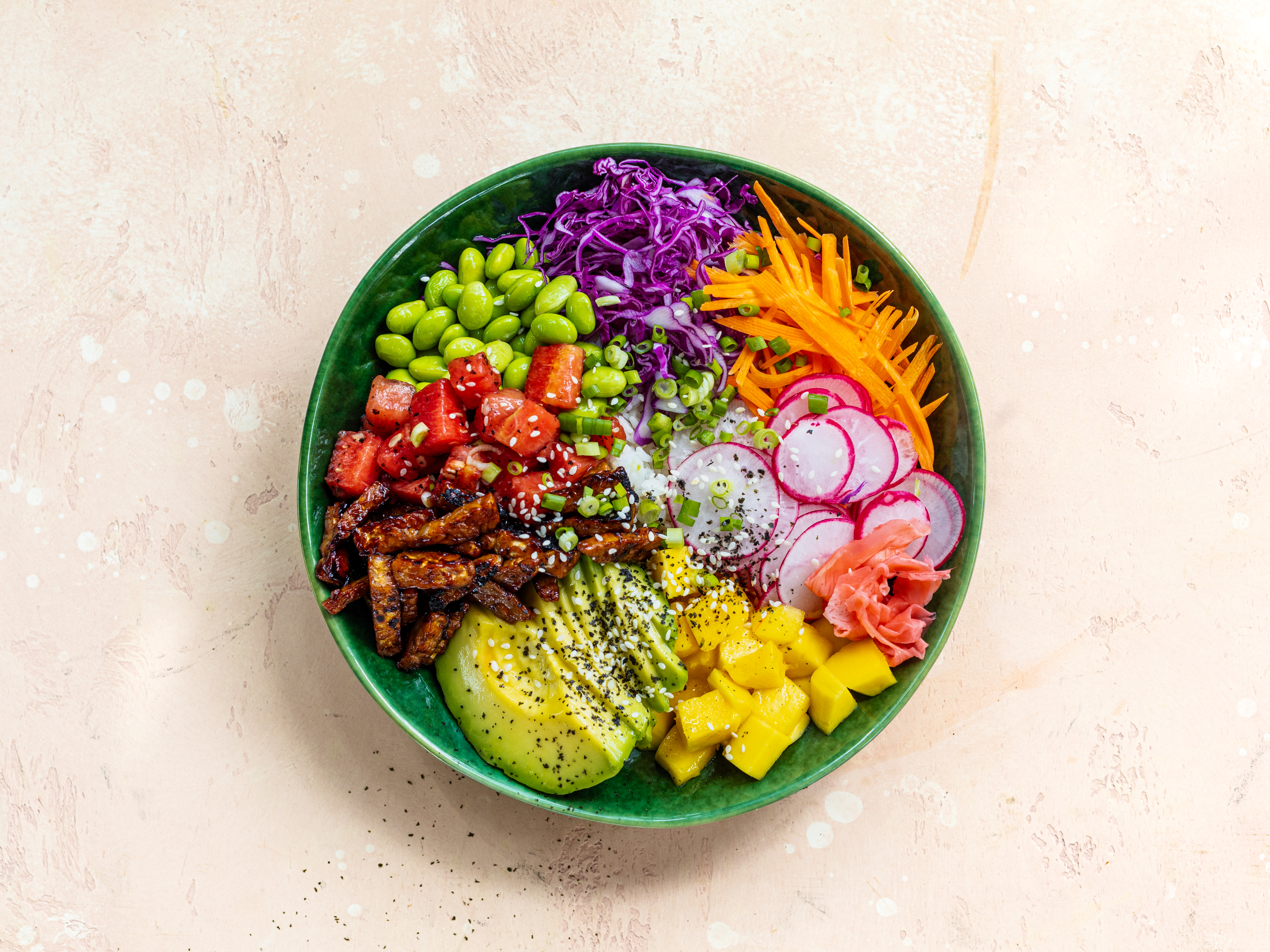 Schritt 6: Poke Bowl zusammenstellen