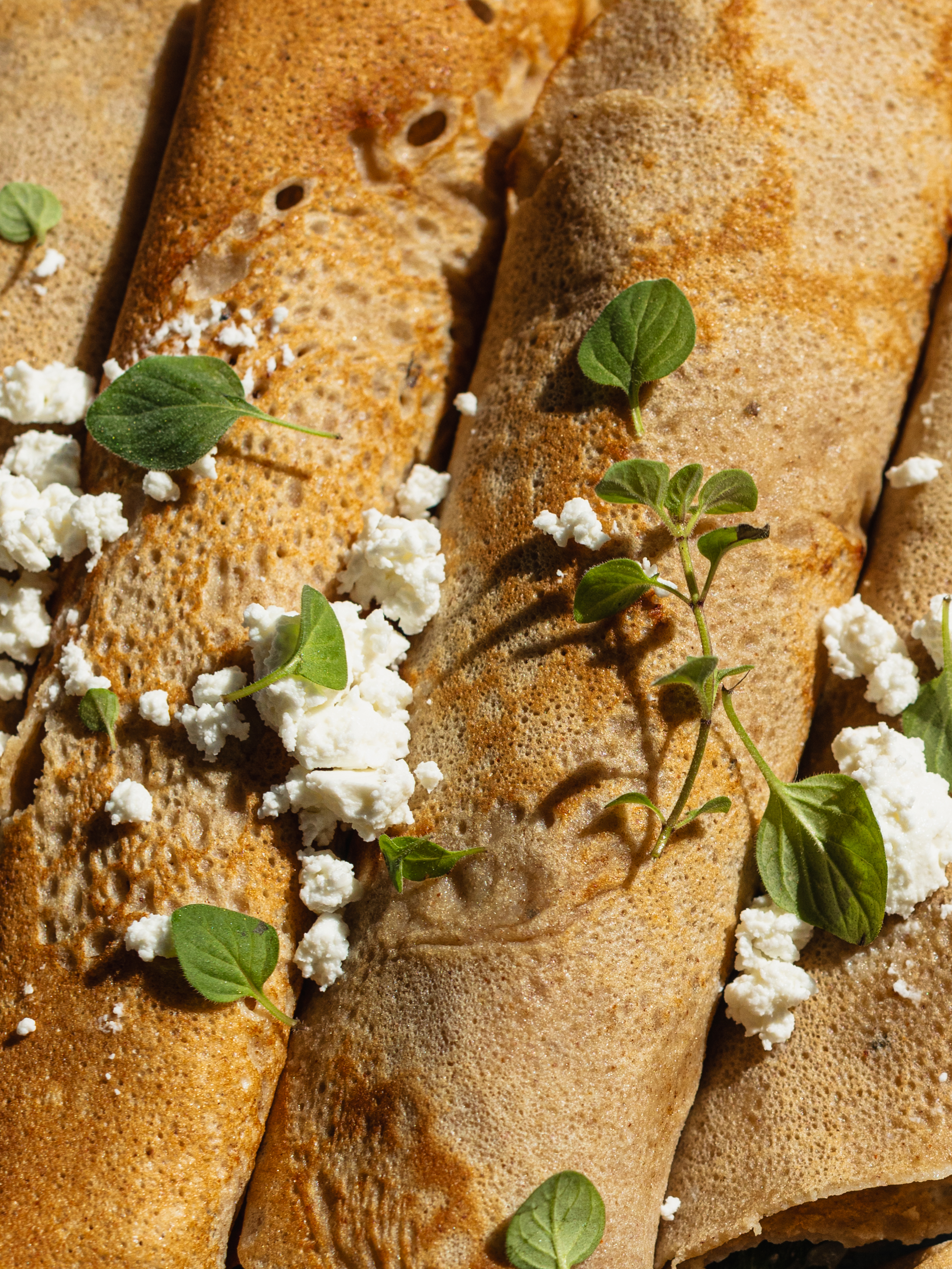 Buchweizen-Crêpes mit Spinat-Feta-Füllung Rezept 4