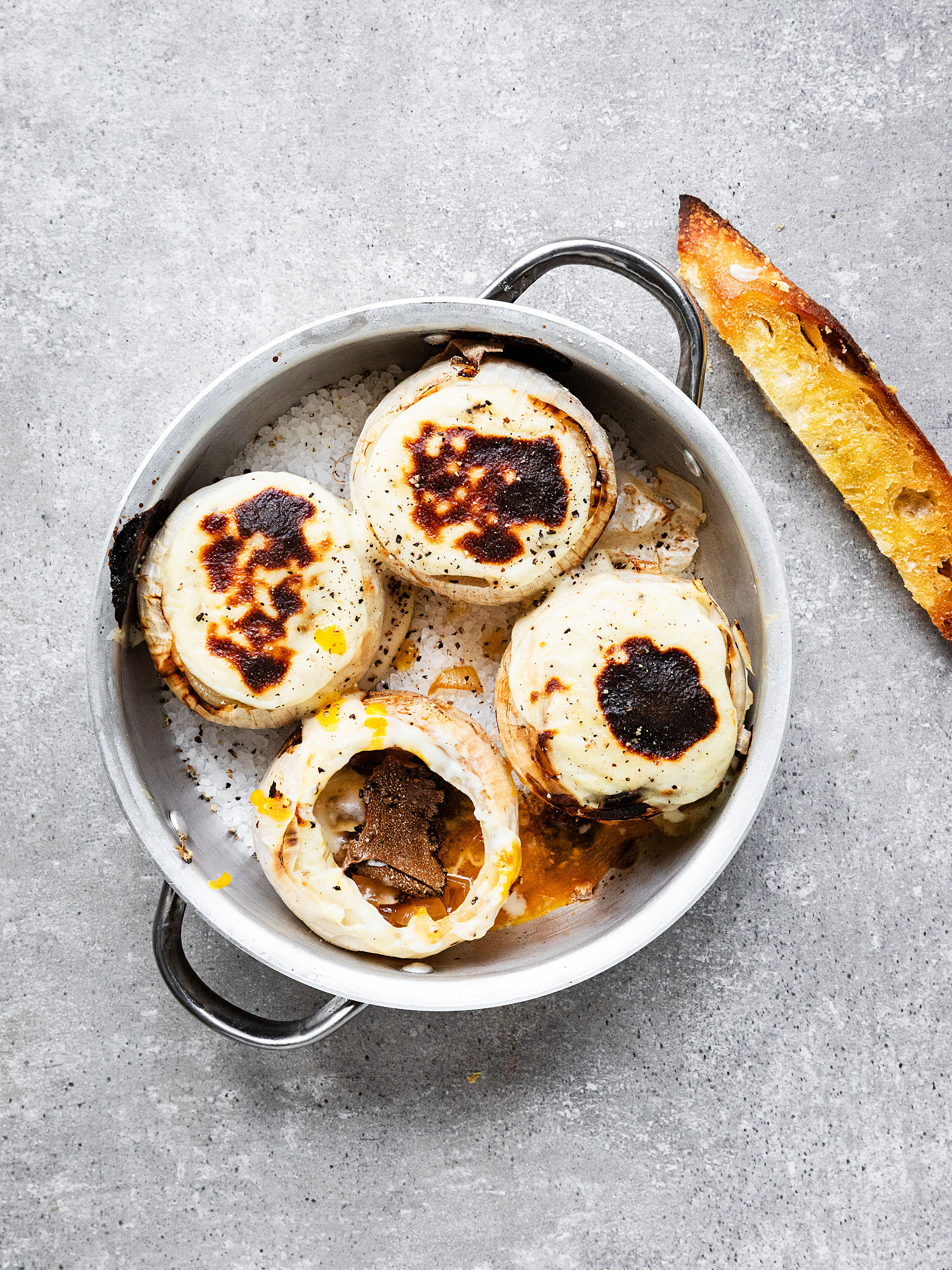 Schritt 5: Mit getoastetem Weissbrot servieren