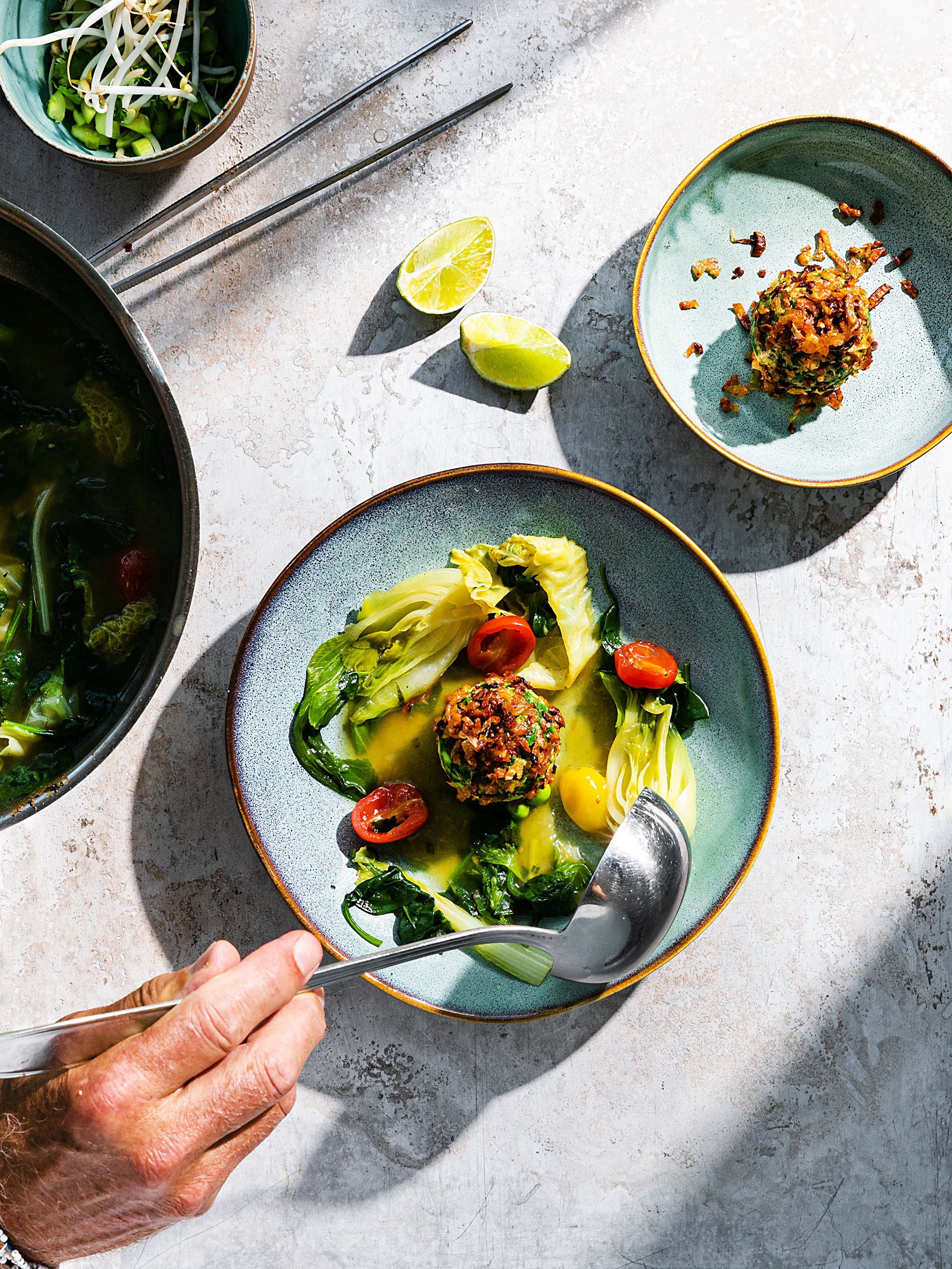 Suppen-Zauberkugel mit Gemüse Rezept 4