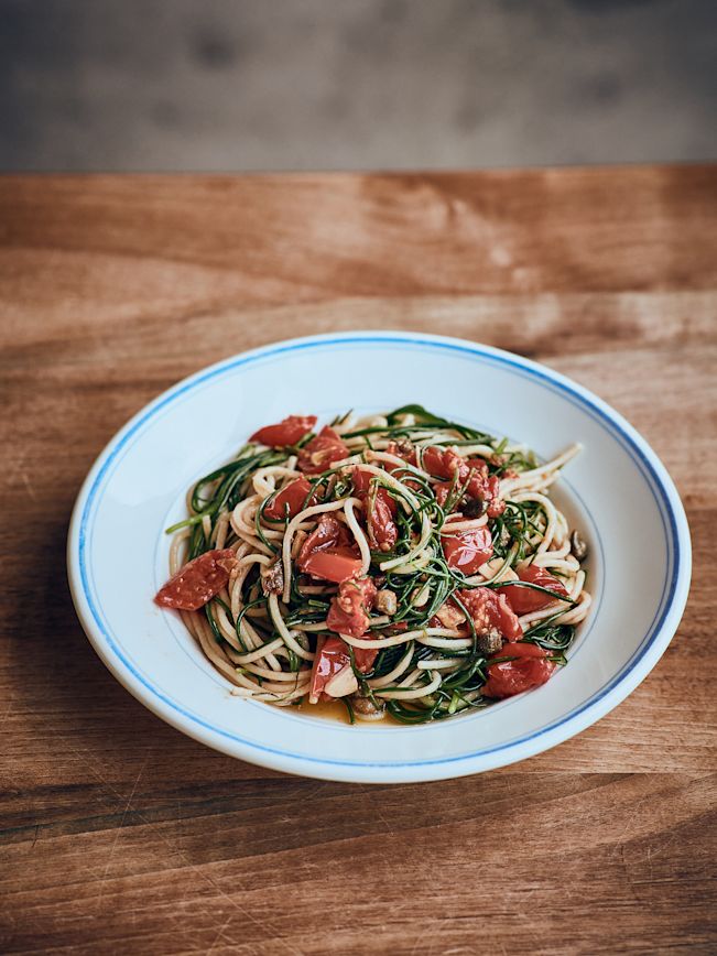 Pasta mit Barba di Frate Rezept Pasta mit Barba di Frate Rezept