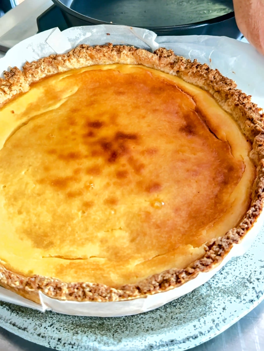 Recette de cheesecake sportif à la noix de coco et au citron vert