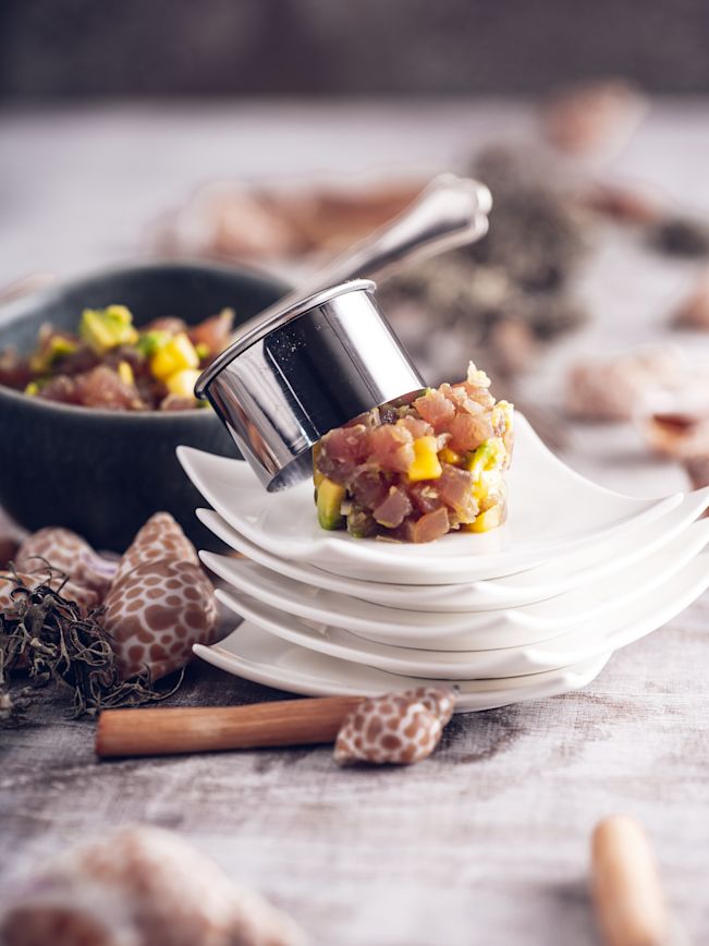 Thunfischtartar mit Mango und Avocado Rezept 1 Thunfischtartar mit Mango und Avocado Rezept 1