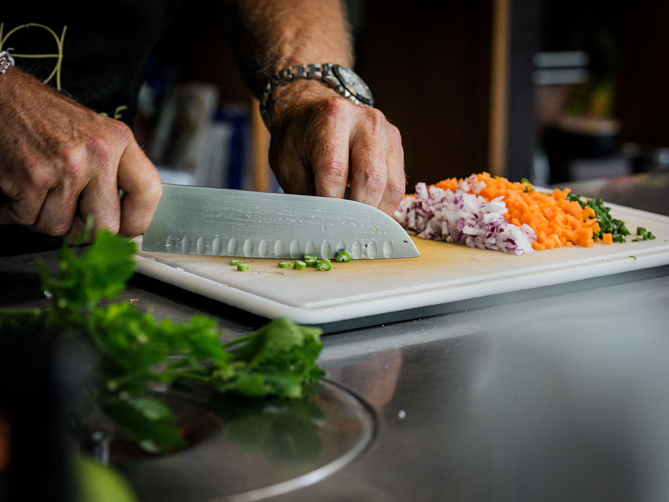 Schritt 1: Gemüse vorbereiten