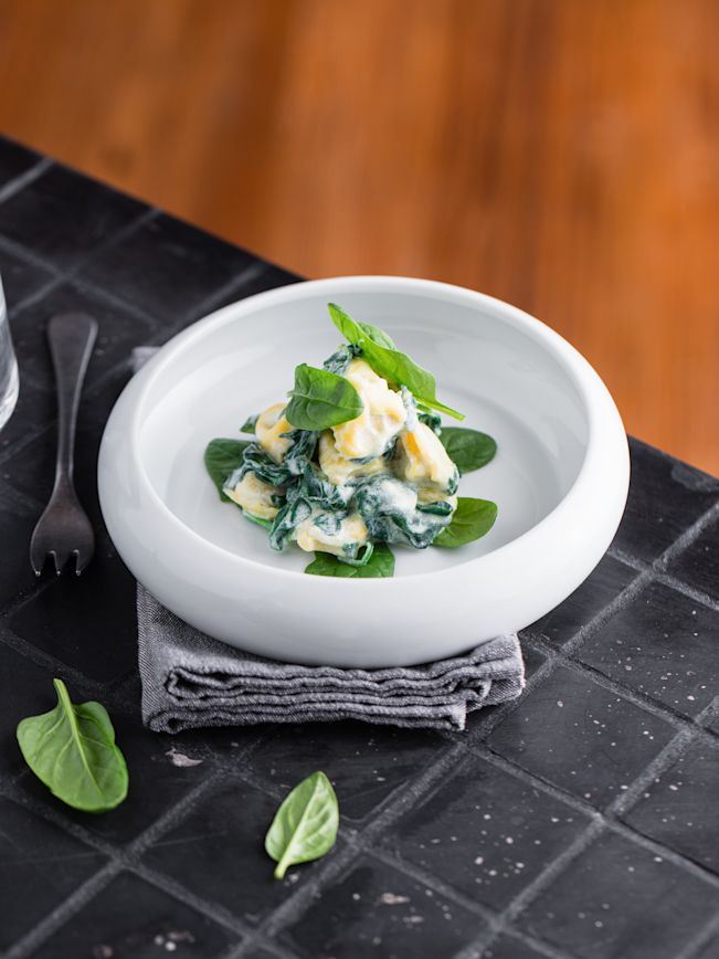 Ravioli mit Spinat und Zitrone Rezept Ravioli mit Spinat und Zitrone Rezept