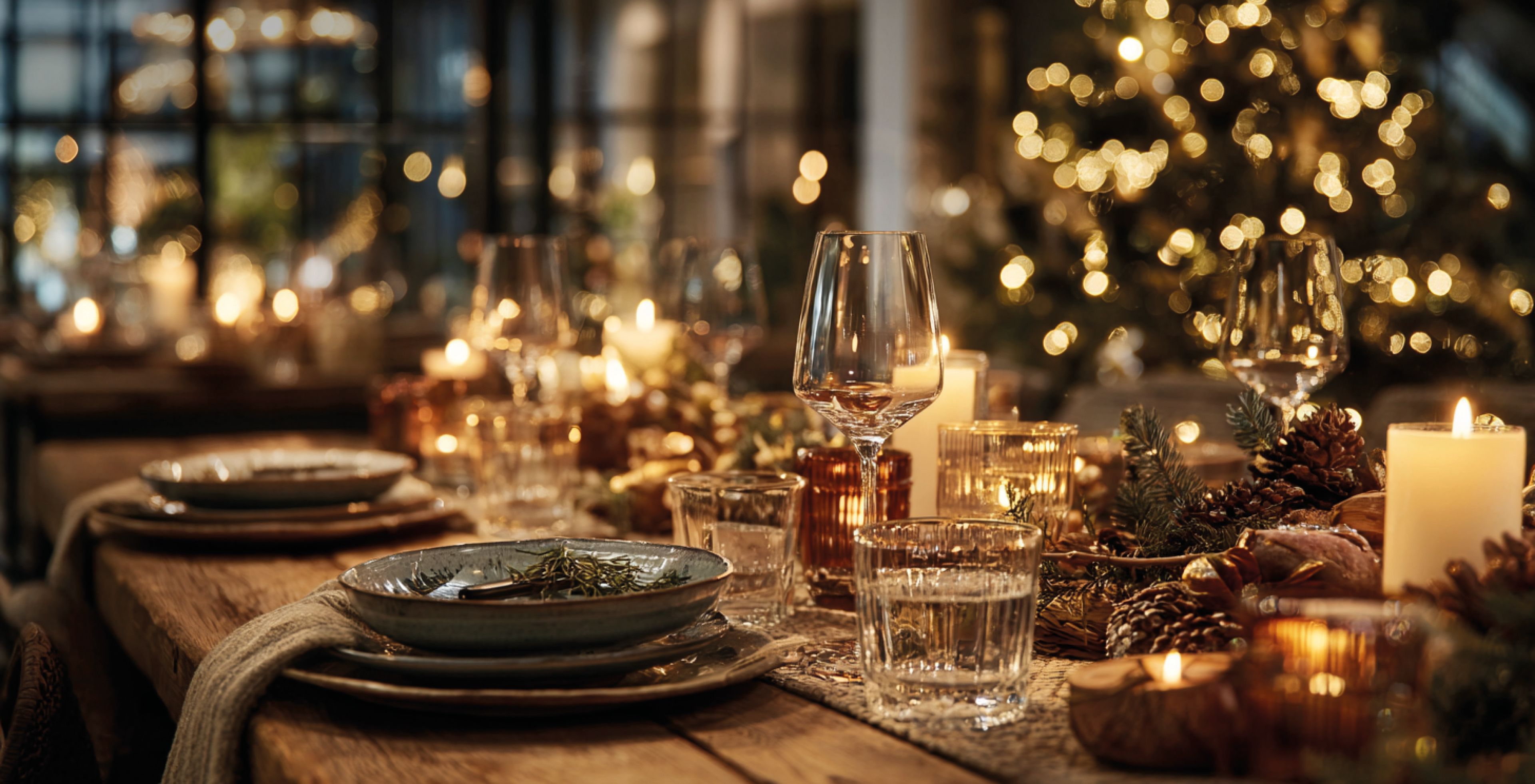 Weihnachtlicher Tisch