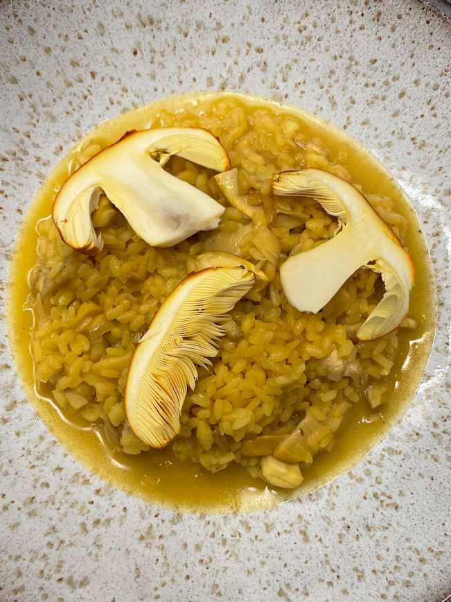 Risotto mit Kaiserlingen Rezept Risotto mit Kaiserlingen Rezept