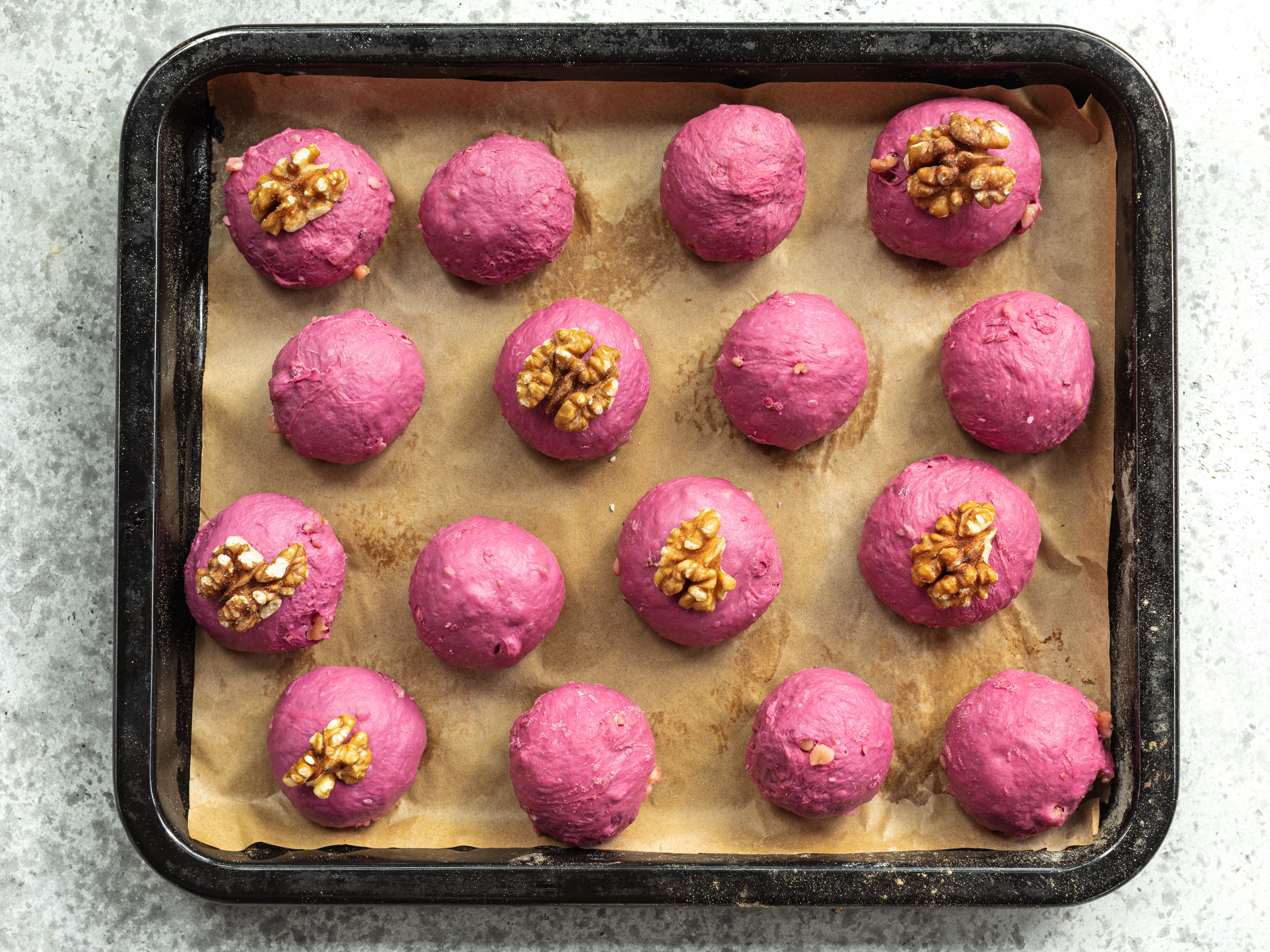 Schritt 2: anden-Baumnuss-Brötli formen