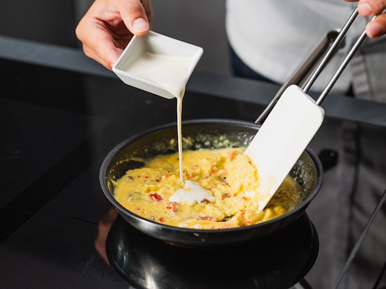 Schritt 2: Omelette zubereiten Schritt 2: Omelette zubereiten
