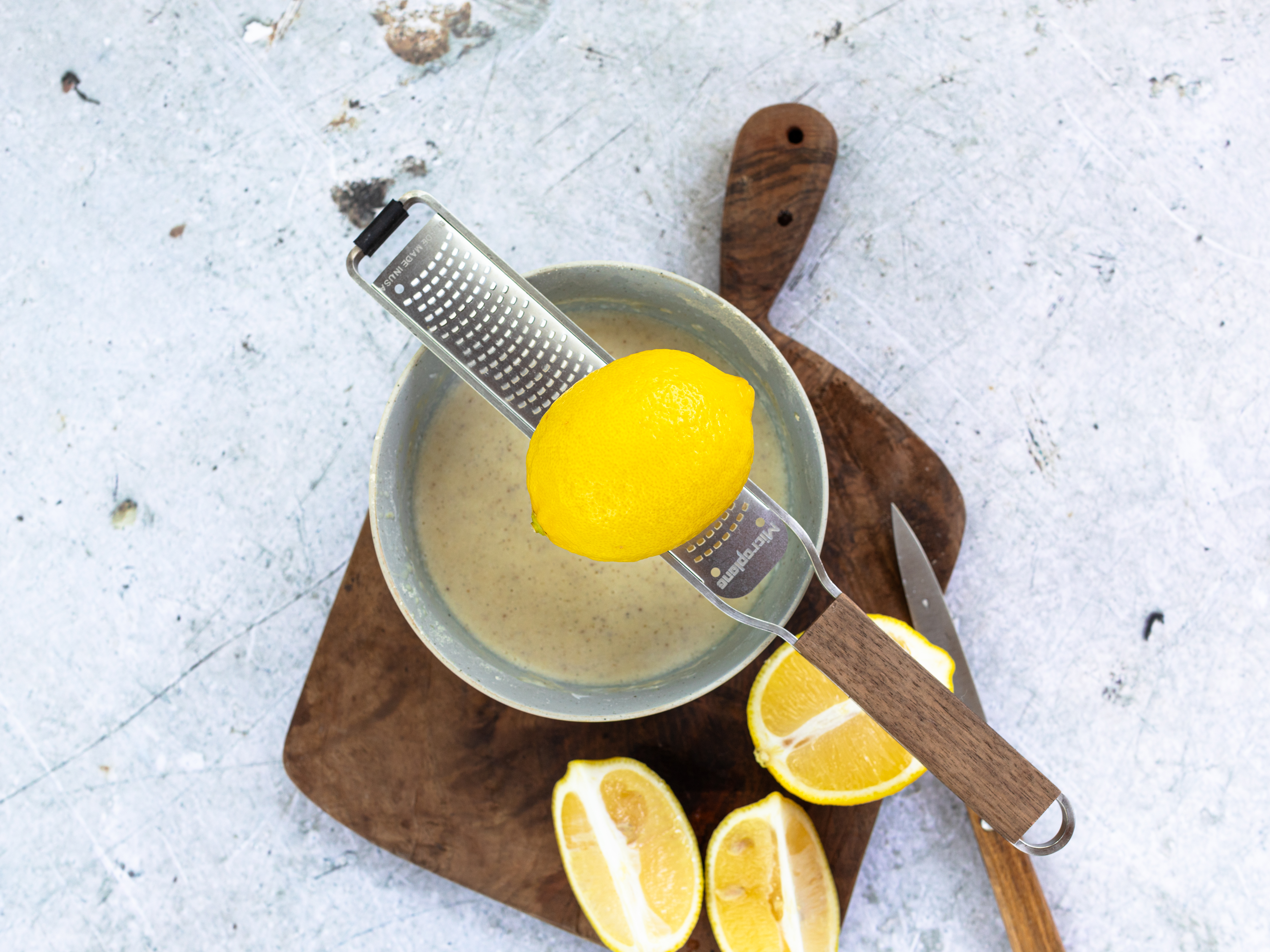 Schritt 2: Teig für Zitronen-Joghurt Muffins zubereiten  