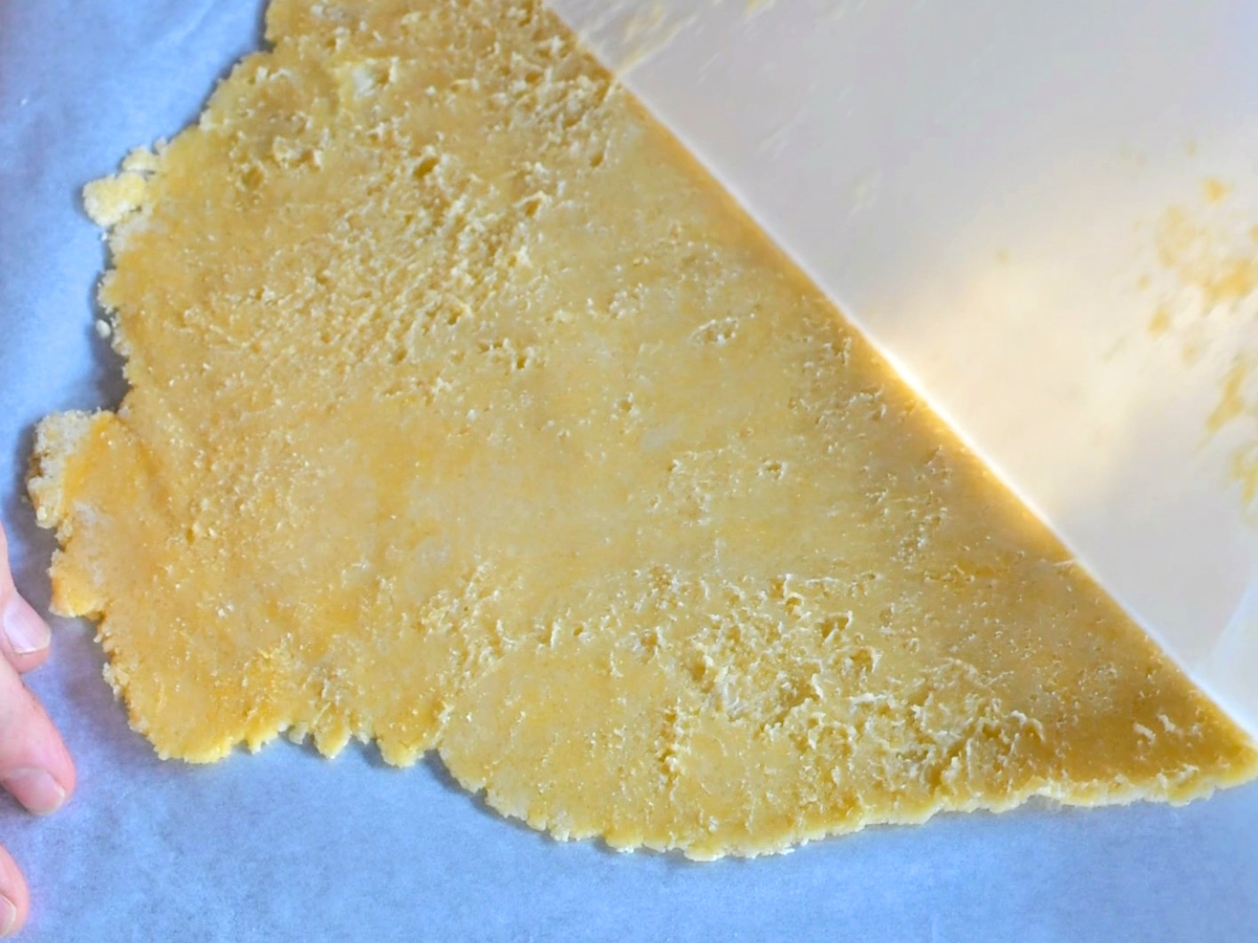 Schritt 1: Mürbeteig für Blutorangen-Yuzu Tarte vorbereiten 