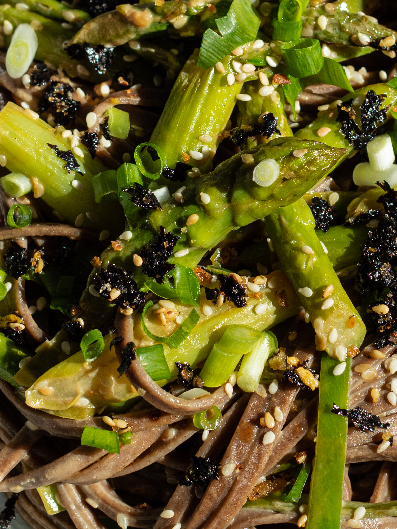 Soba Nudeln mit Sesam-Spargel Rezept 4