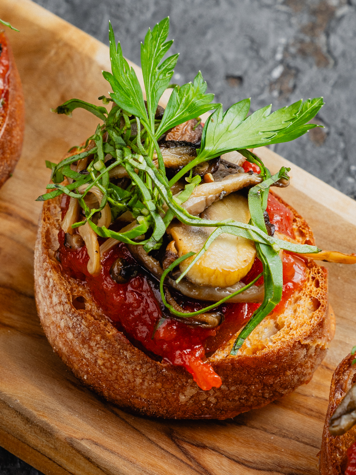 Bruschetta mit Pilzen und Pomodori Rezept 2