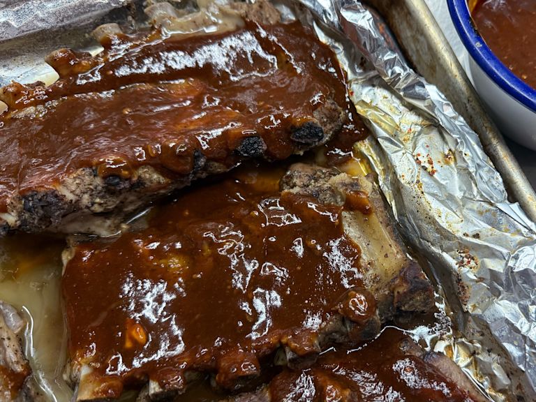 Schritt 3: Spare Ribs Caminada Style Fertigstellen und Servieren Schritt 3: Spare Ribs Caminada Style Fertigstellen und Servieren