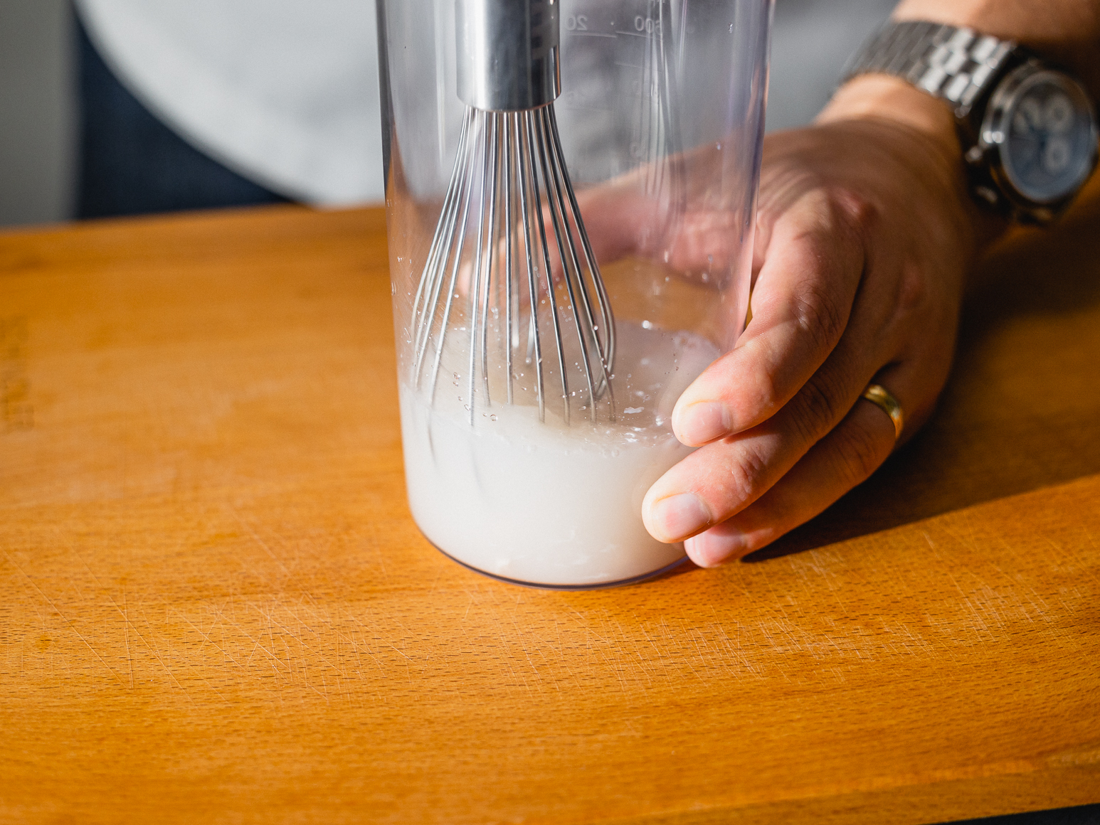 Schritt 1: Teig für Focaccia al David vorbereiten 