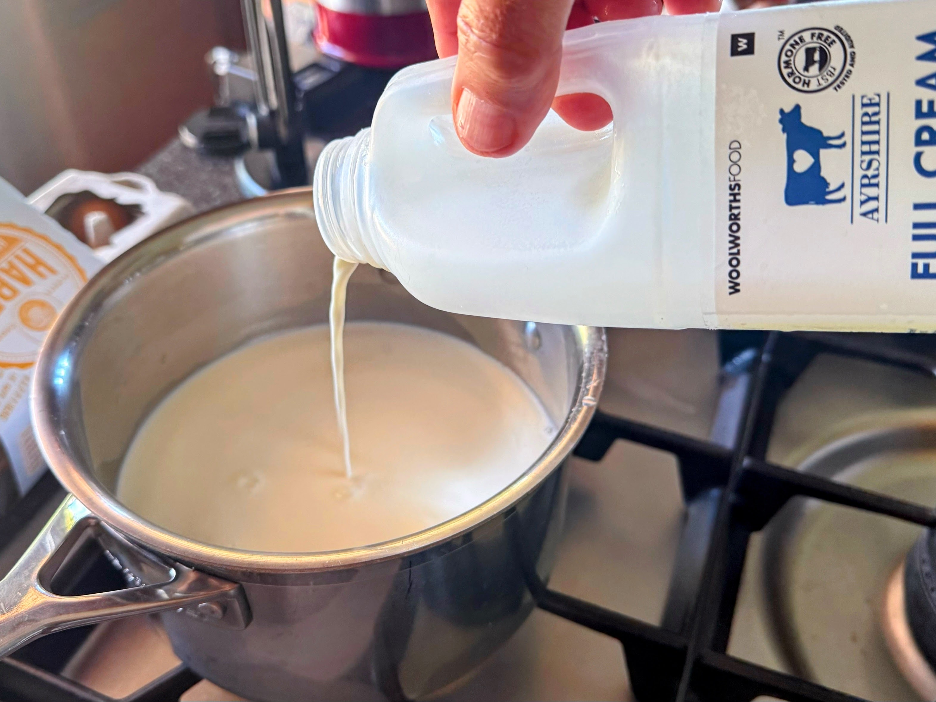 Schritt 1: Milchreis für Torta di Riso zubereiten 