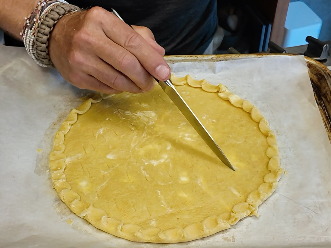 Schritt 1: Teig für Fine Apple Tart vorbereiten und Äpfel schneiden 