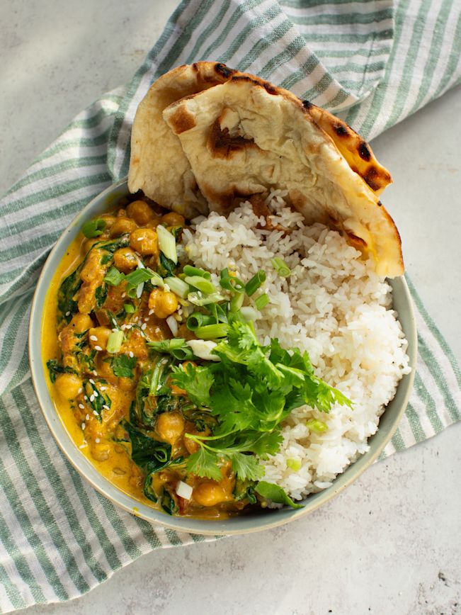 Schnelles Kichererbsen-Curry Rezept 1 Schnelles Kichererbsen-Curry Rezept 1