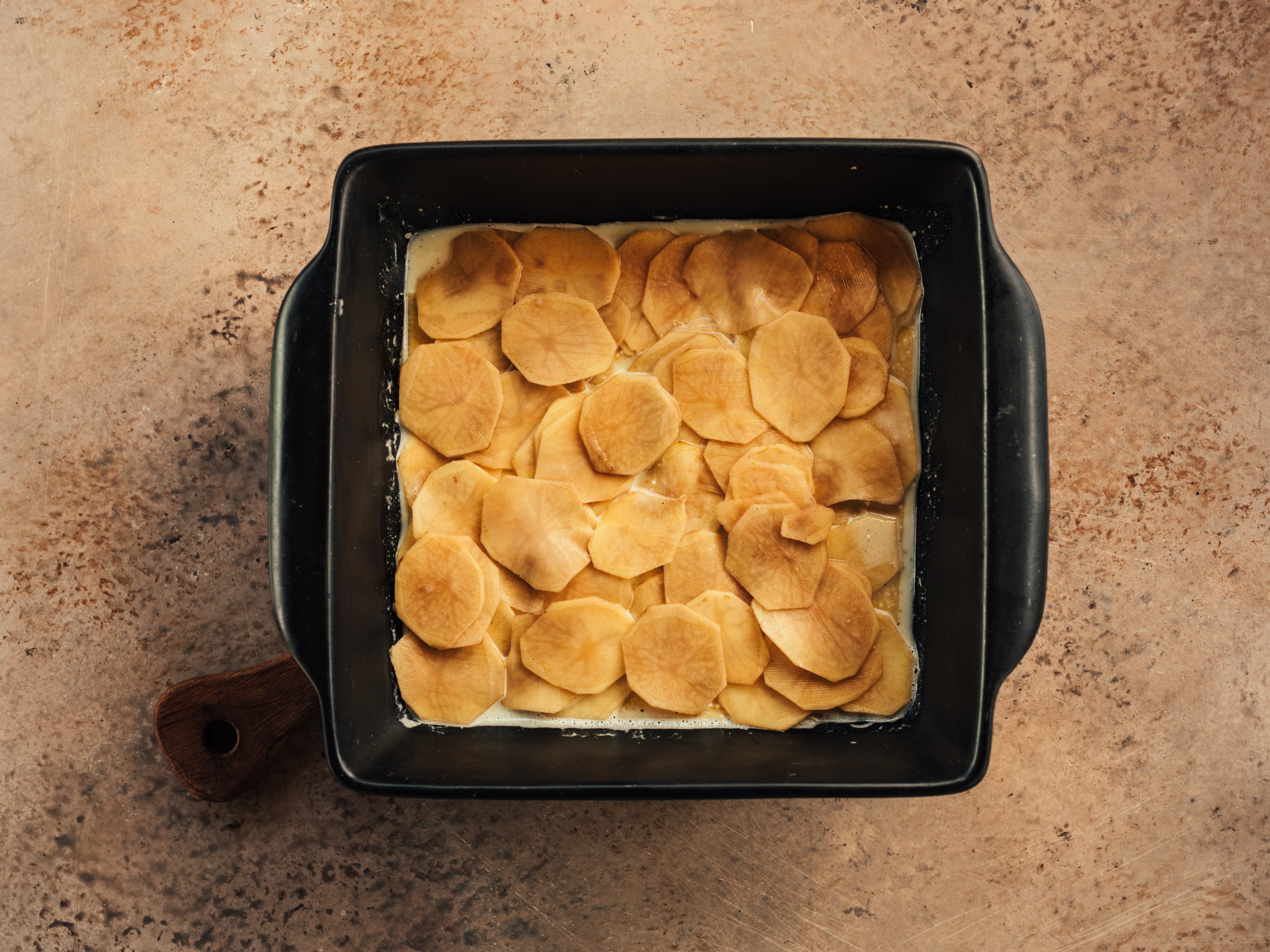 Schritt 4: Lasagne schichten und backen