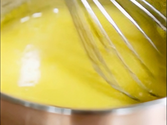 Schritt 1: Lemon Curd Zubereitung für Mandelbrioche Pudding mit Lemon Curd 