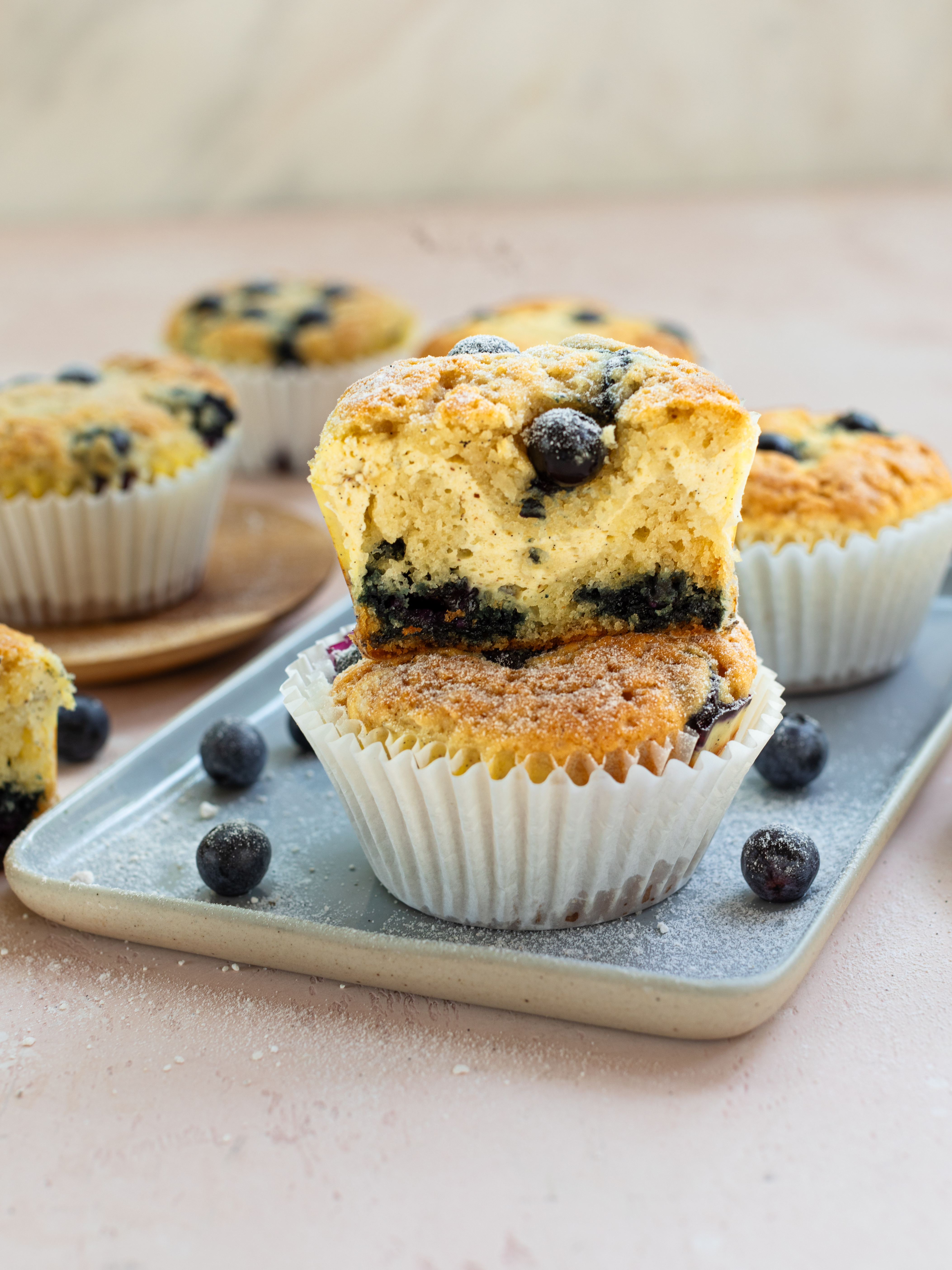 Blaubeer-Käsekuchen Muffins Rezept 6