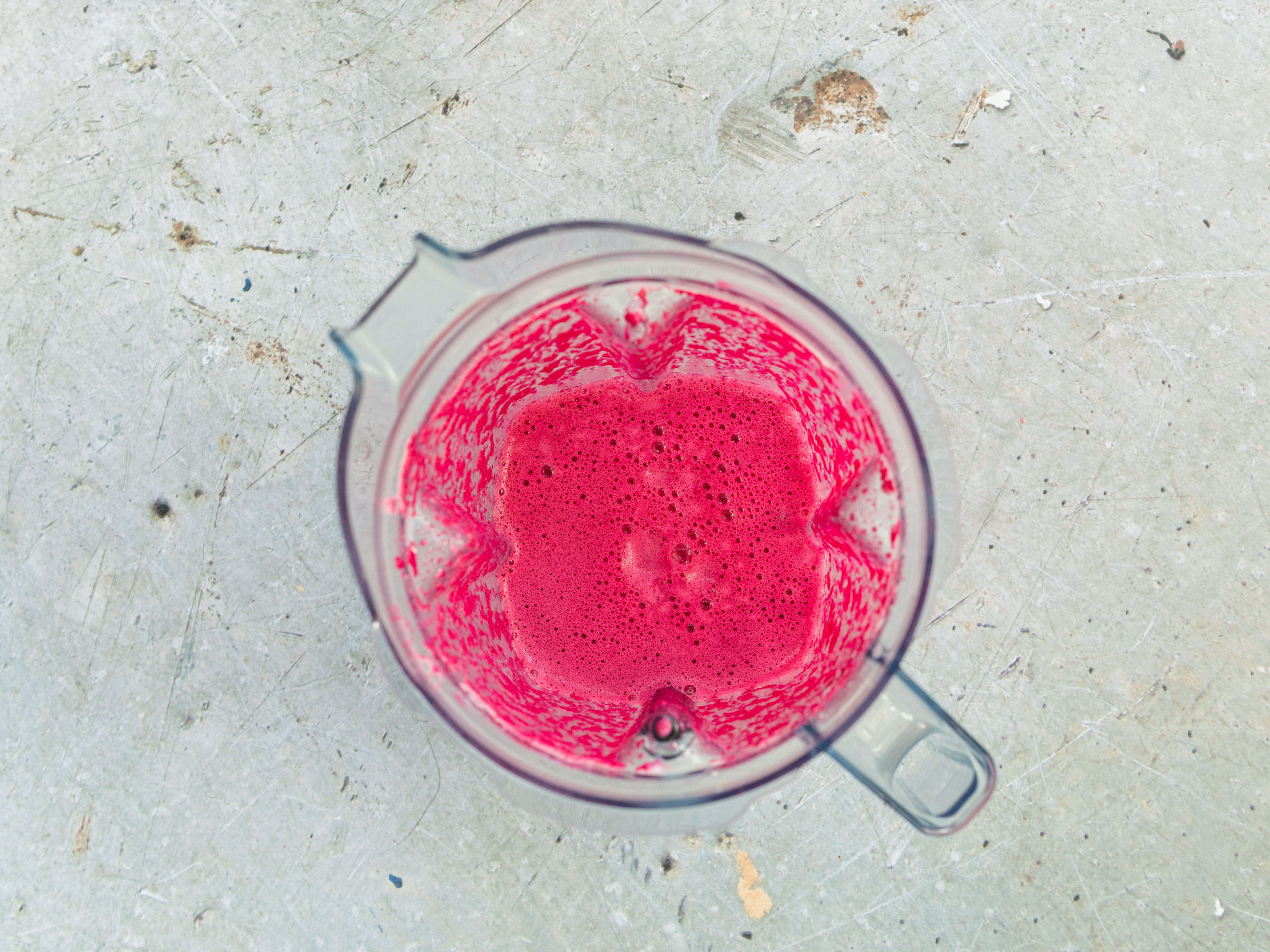 Schritt 1:  Randen für Randen-Waffeln mit Ziegenkäse pürieren 