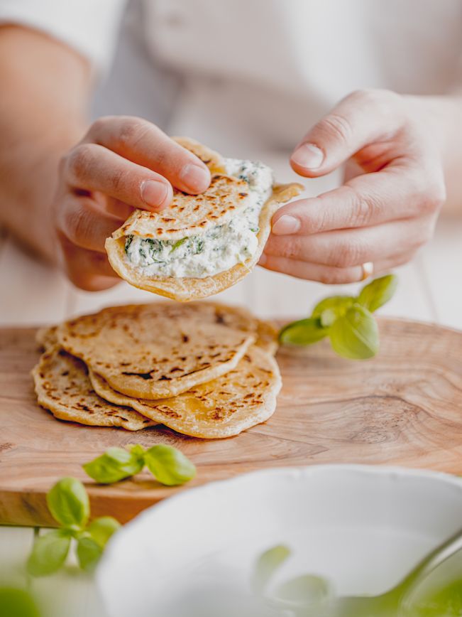 Fladenbrot mit Kardamom und Kümmel Rezept Fladenbrot mit Kardamom und Kümmel Rezept