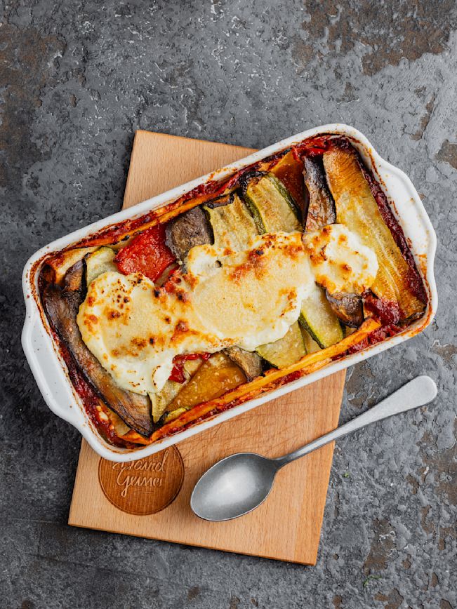 Vegetarische Lasagne mediterraner Art Rezept Vegetarische Lasagne mediterraner Art Rezept