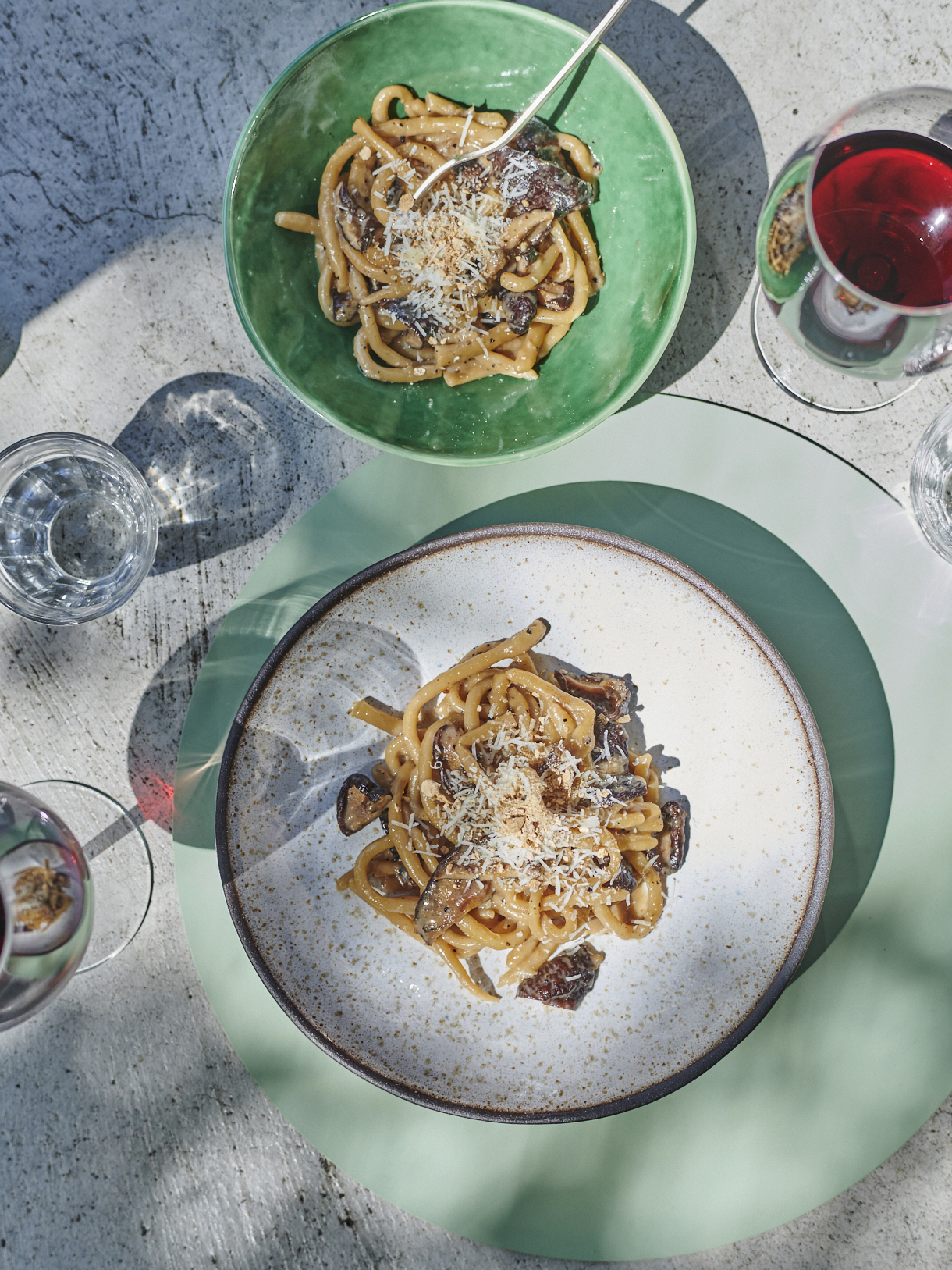 Pici Cacio e Pepe mit Shiitake Rezept 3