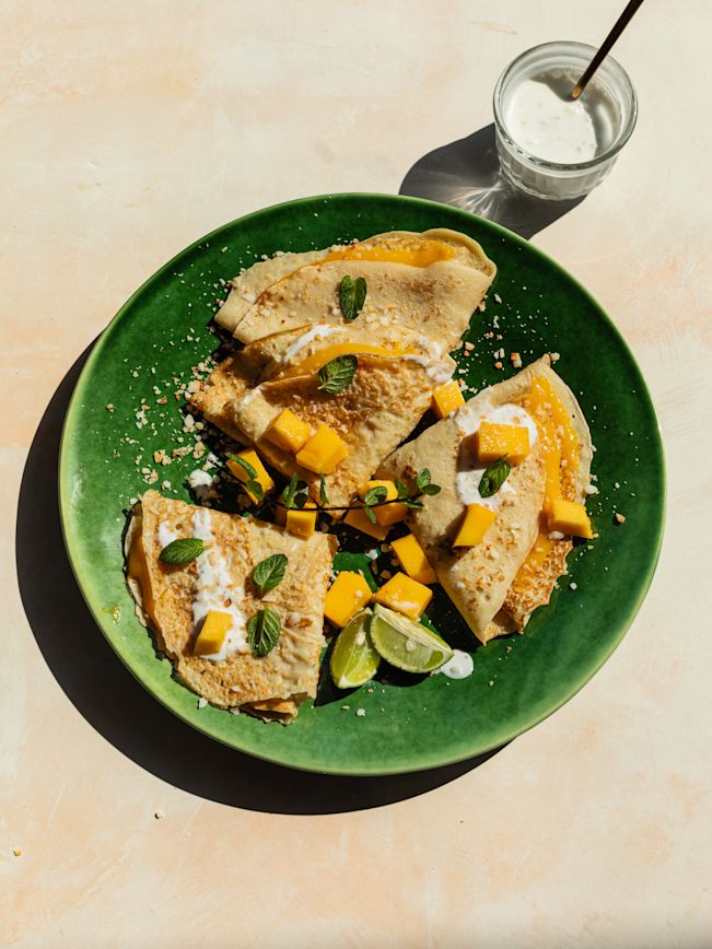 Mango-Kokosnuss-Crêpes Rezept Mango-Kokosnuss-Crêpes Rezept