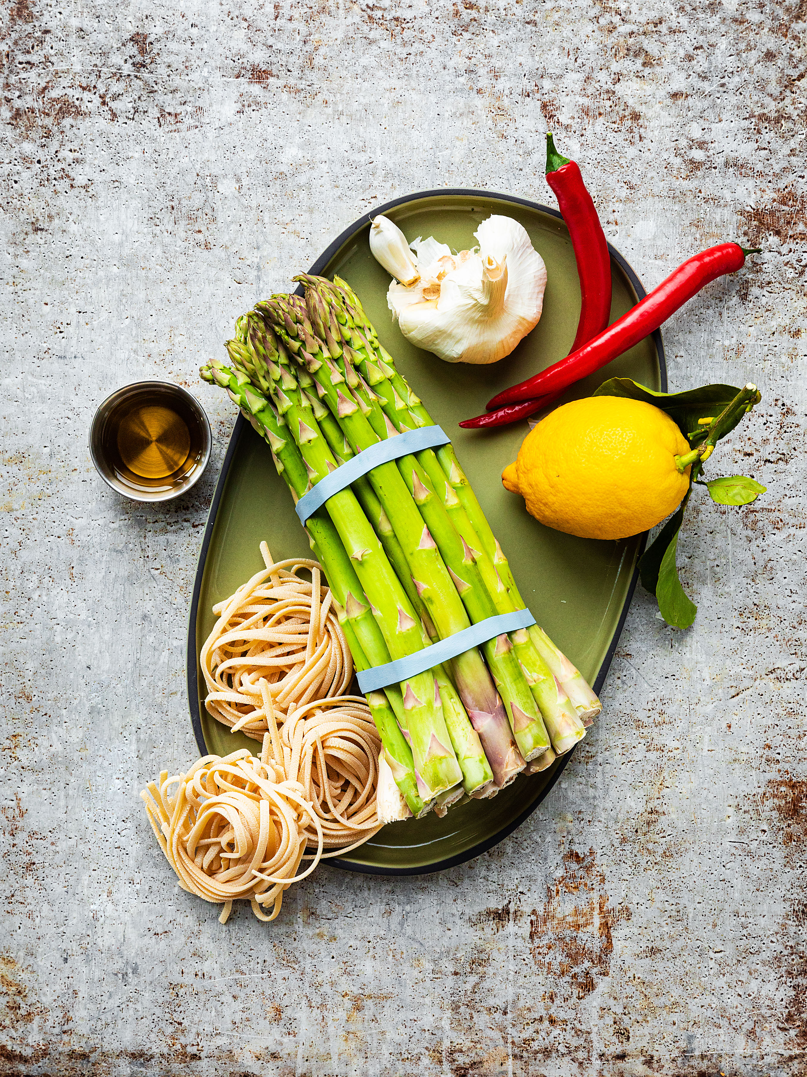 Pasta mit Spargel und Zitrone Rezept 3