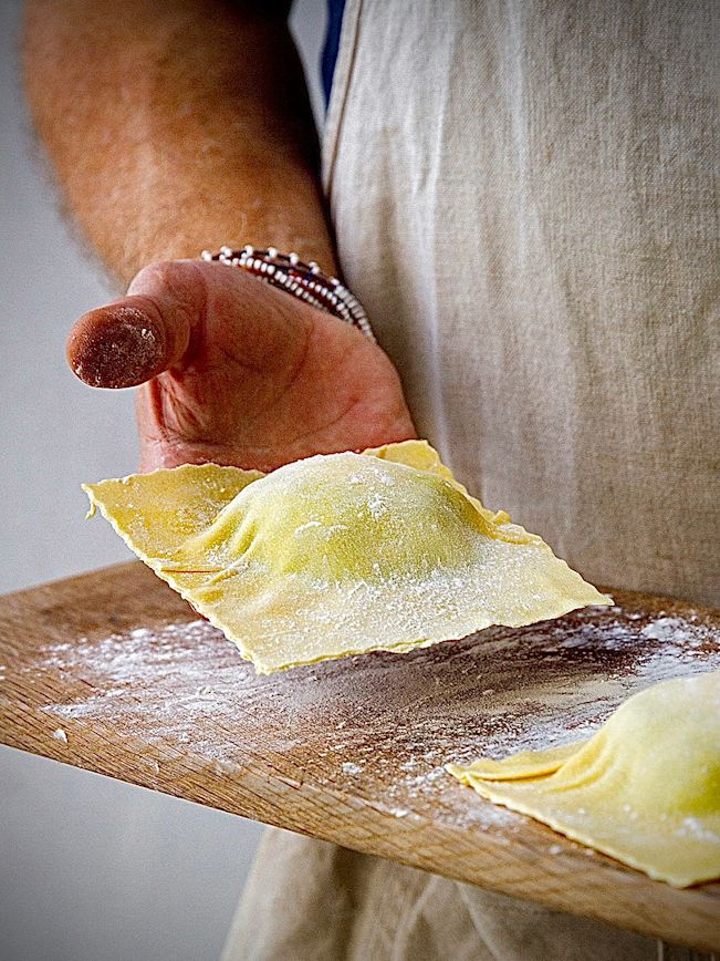 Uovo in raviolo al Tratufo Rezept 1 Uovo in raviolo al Tratufo Rezept 1