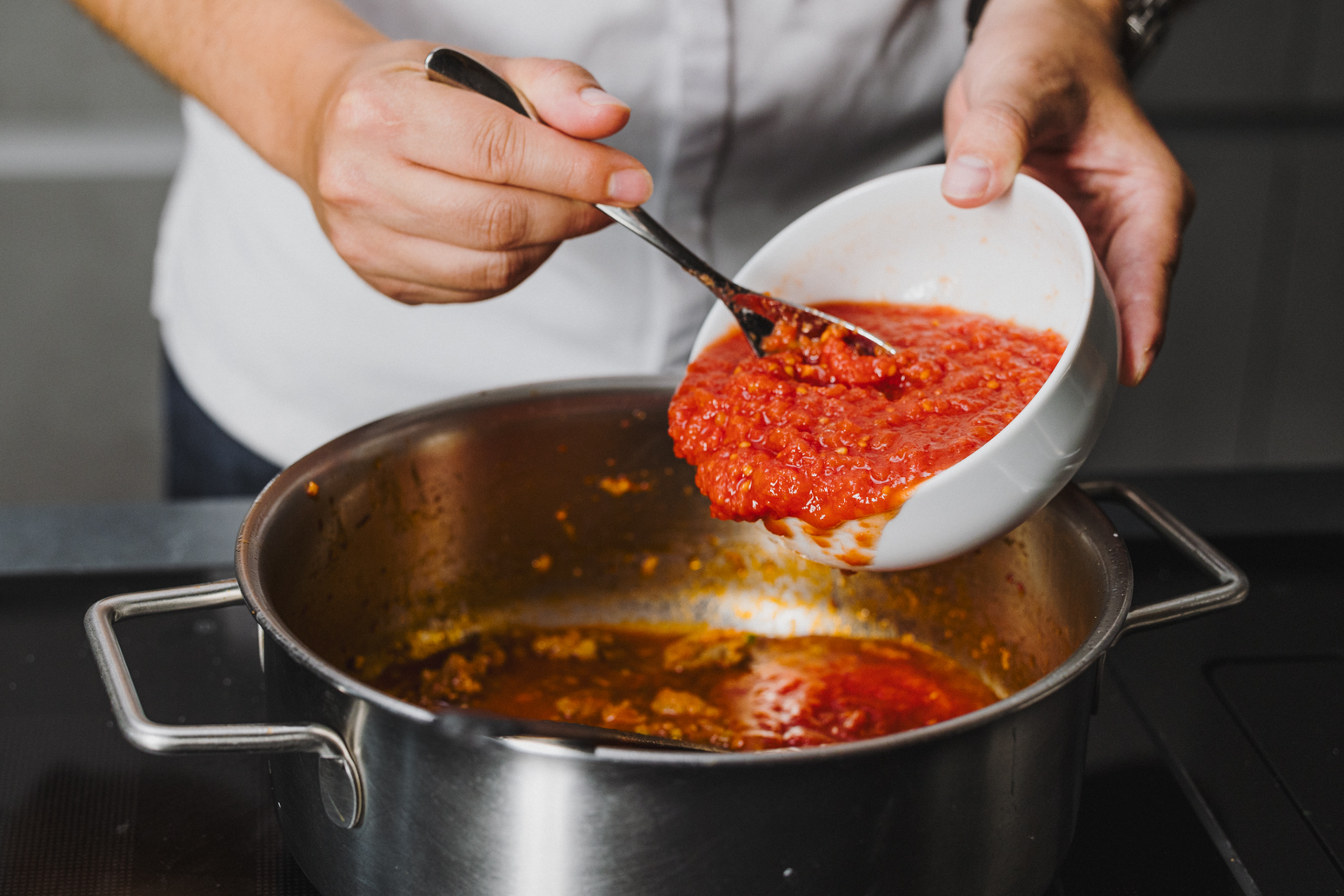 Schritt 2: Zubereitung der Bolognese