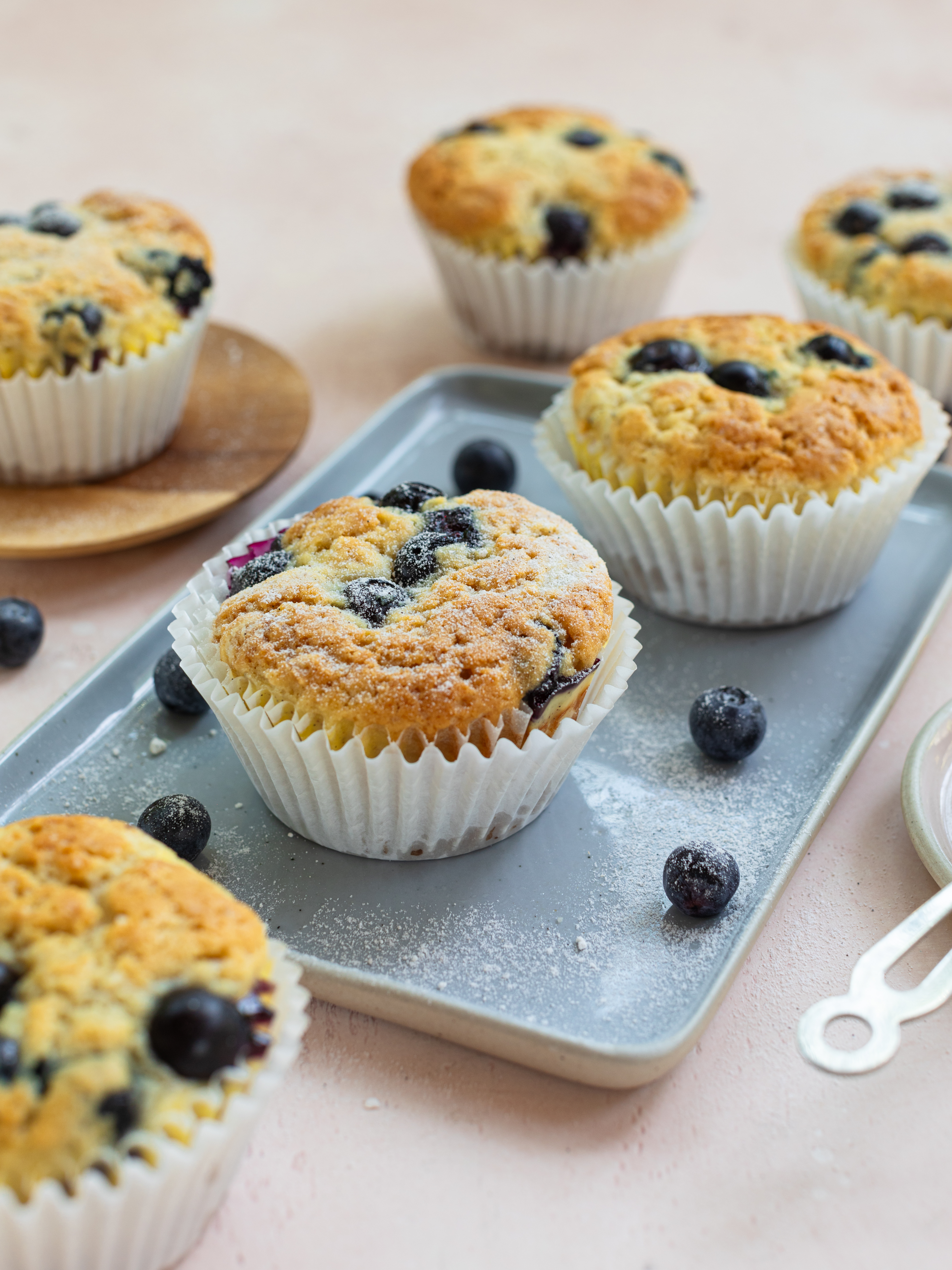 Blaubeer-Käsekuchen Muffins Rezept 4