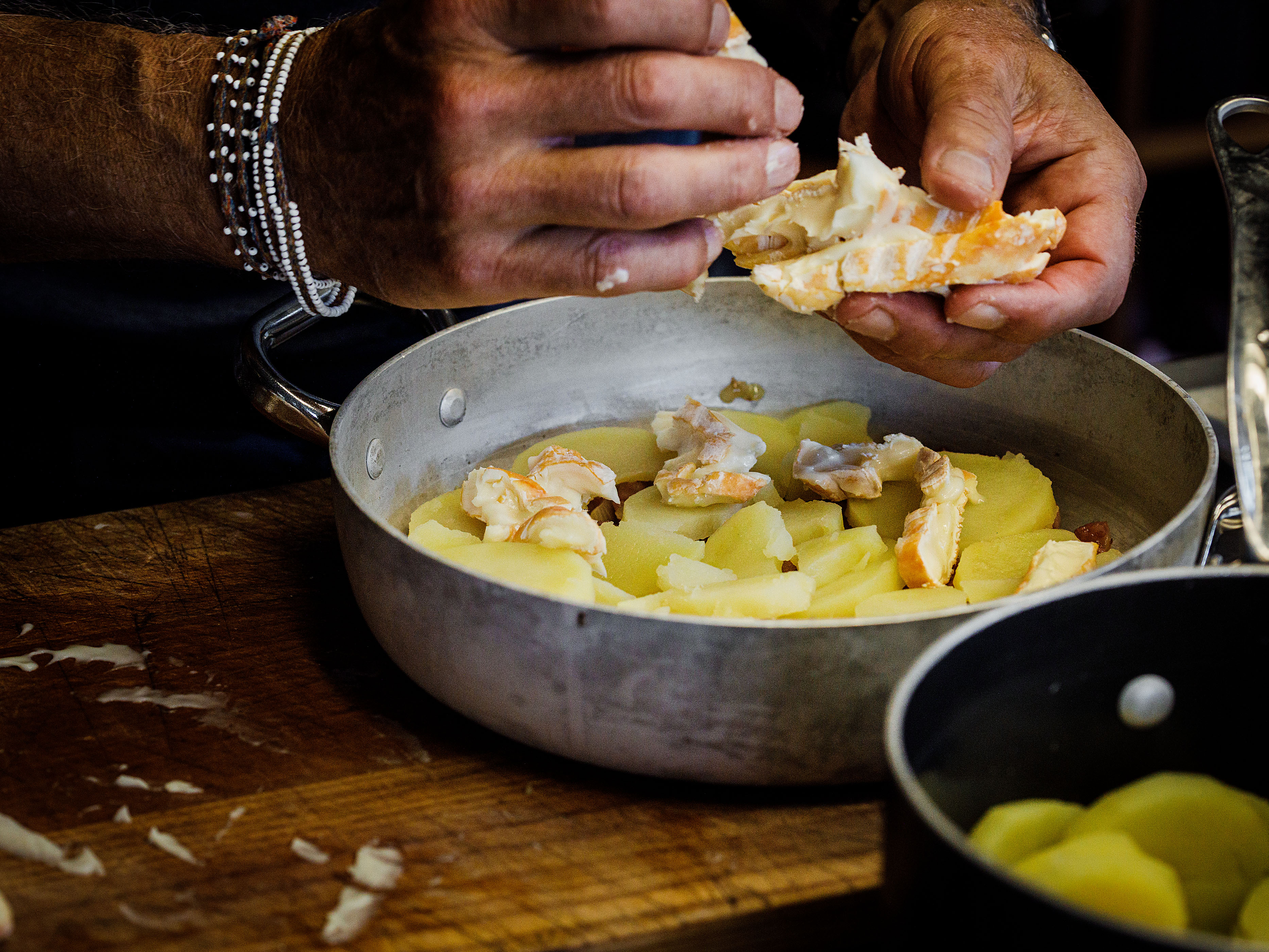 Schritt 3: Tartiflette einschichten