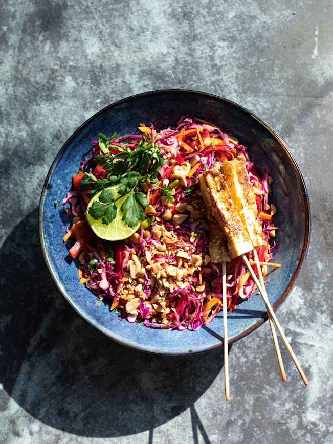 Asiatischer Rotkohl-Salat Rezept 1 Asiatischer Rotkohl-Salat Rezept 1