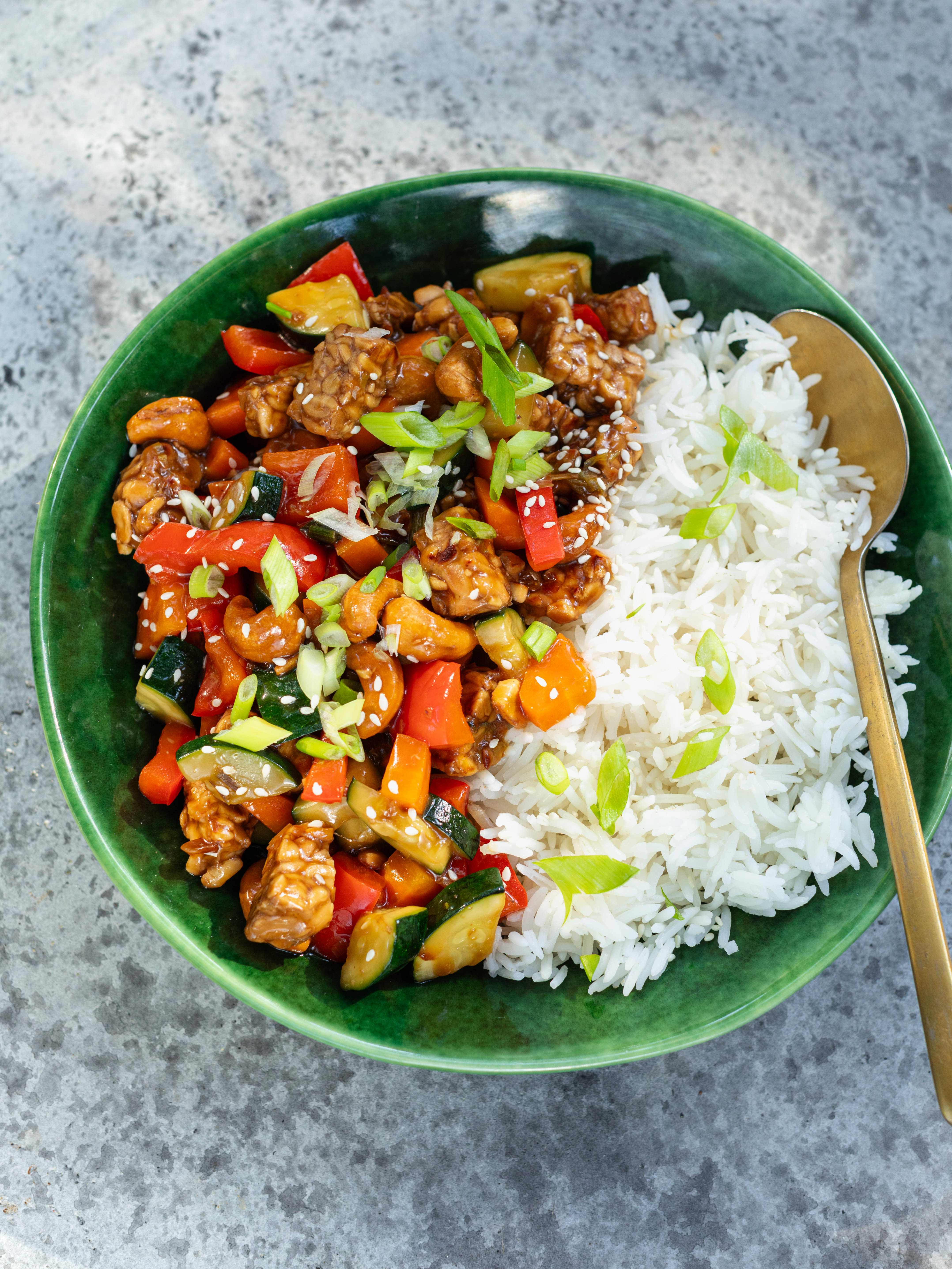 Tempeh-Cashew Stir Fry Rezept 5