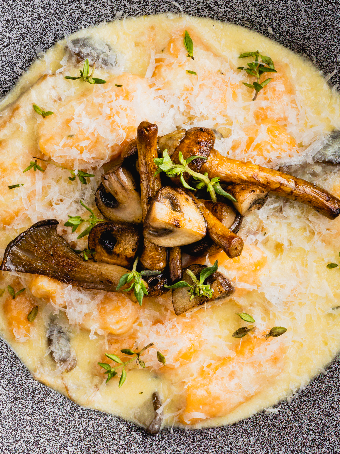 Gnocchi mit Pilz-Ragout und Pecorino Rezept 2