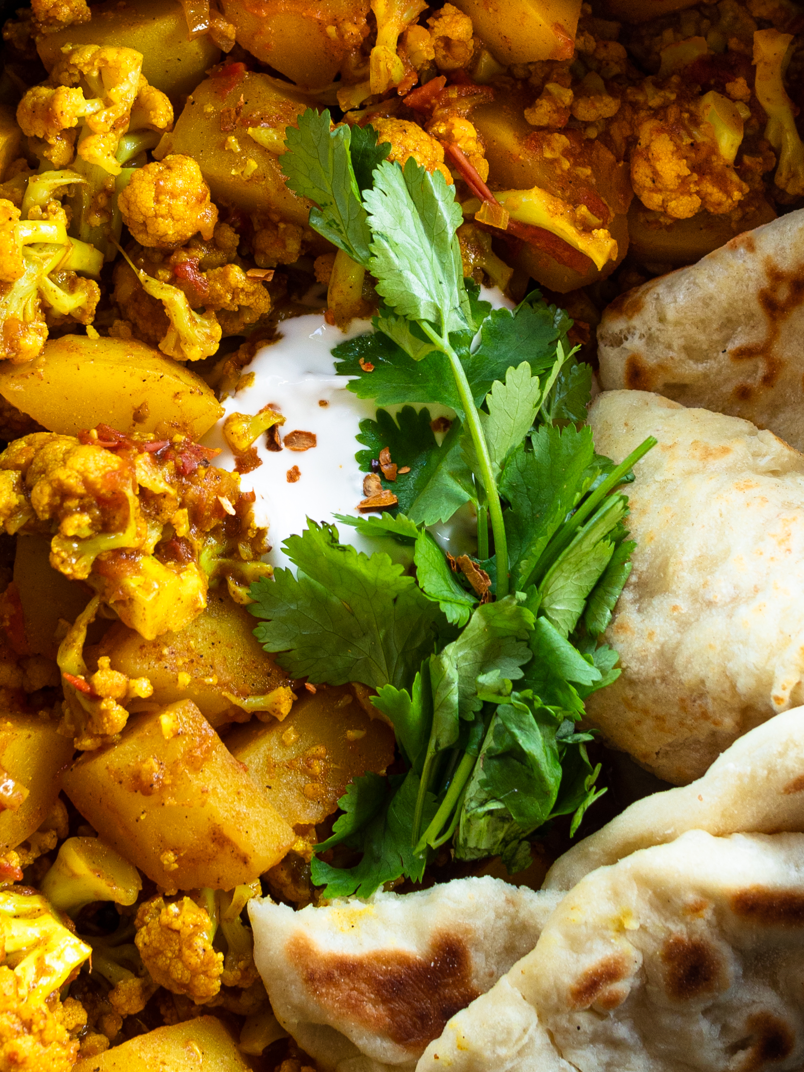 Aloo Gobi mit Naan Rezept 3