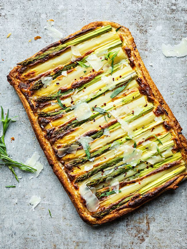 Spargel-Tarte mit Chèvre und Estragon Rezept 1 Spargel-Tarte mit Chèvre und Estragon Rezept 1